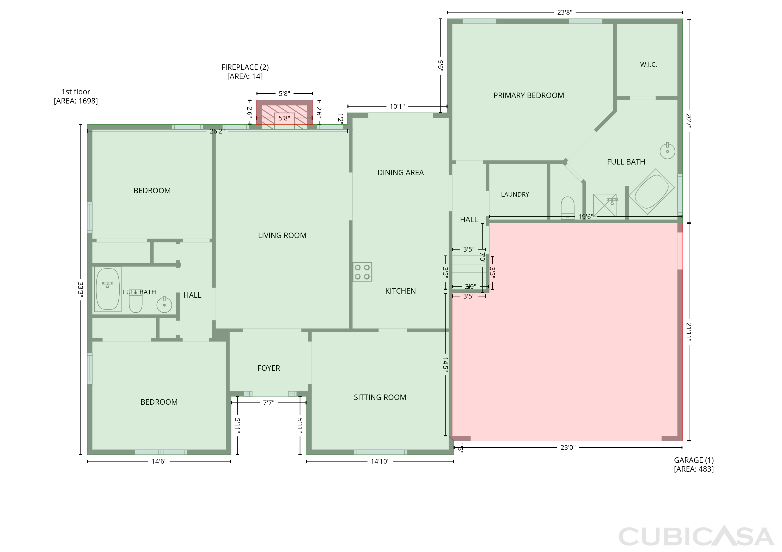 Main Floor of 105 Sorrel Tree Ln, Elgin, SC