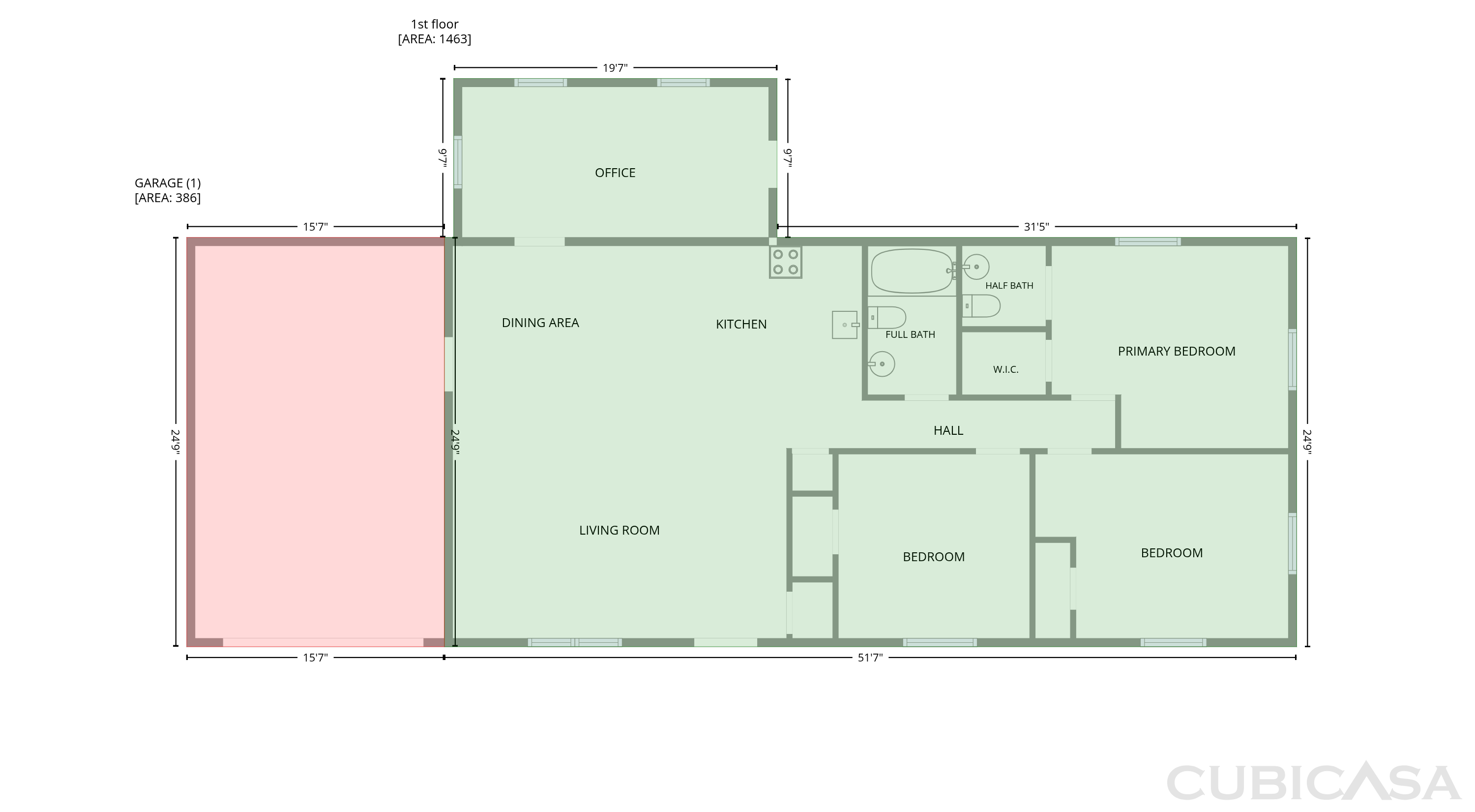Main Floor of 425 W Daughtery Rd, Lakeland, FL