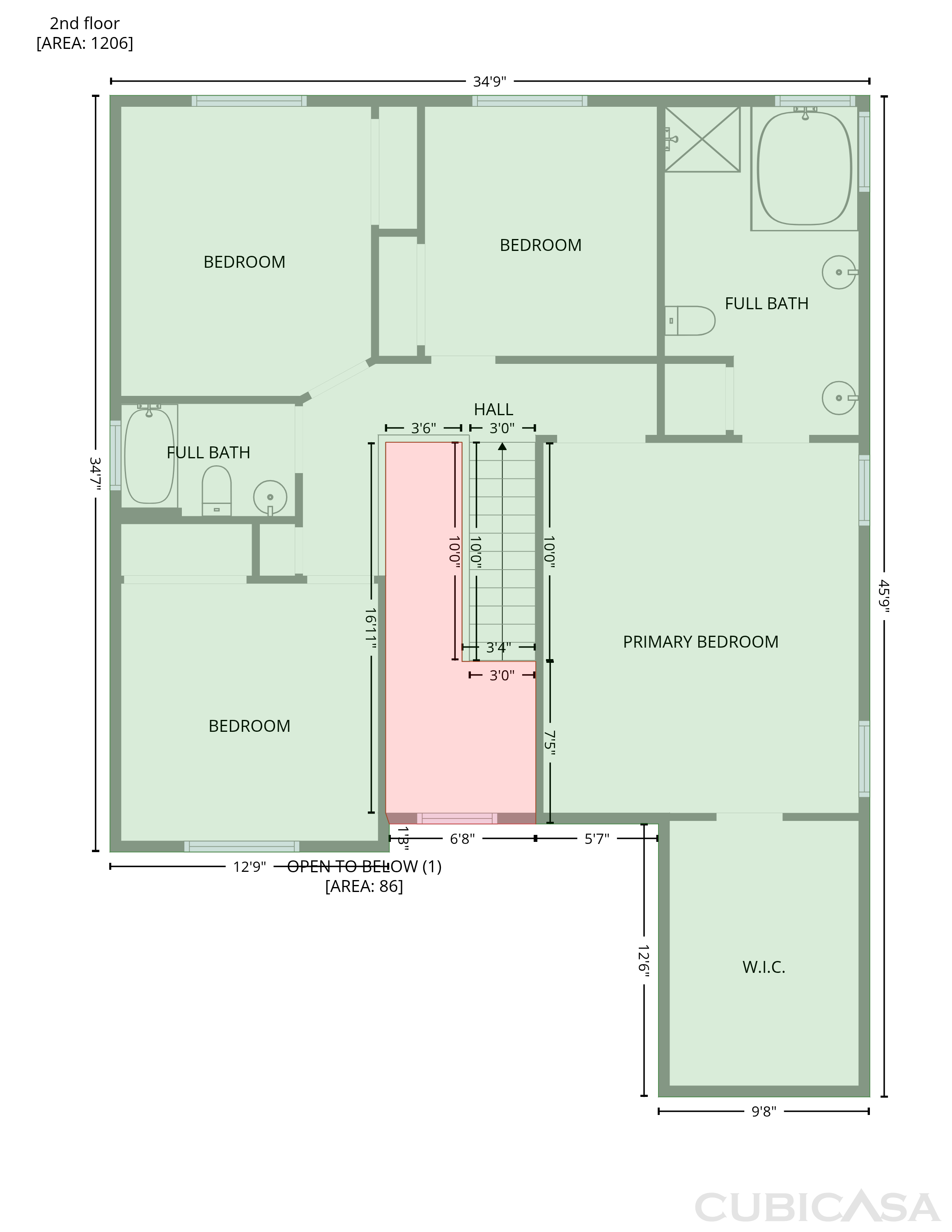 Third Floor of 15559 Brown Deer Ct, Haymarket, VA