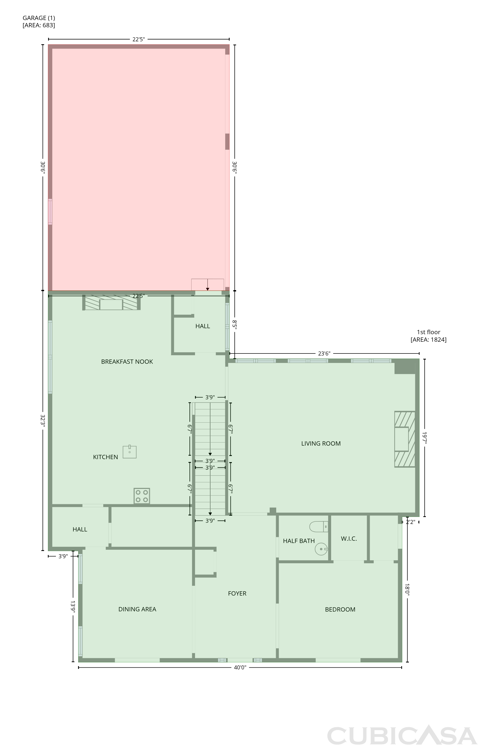Second Floor of 3250 Camellia Ln, Suwanee, GA