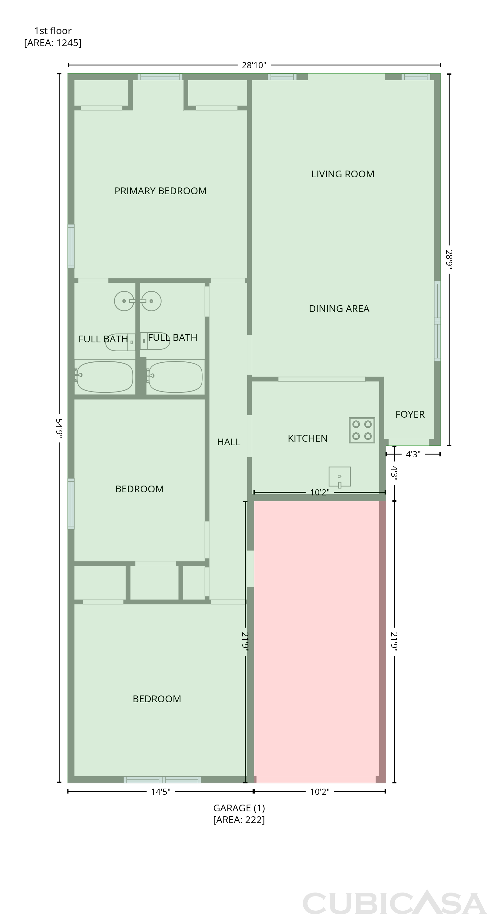 Main Floor of 114 Pamala Ct, Sanford, FL