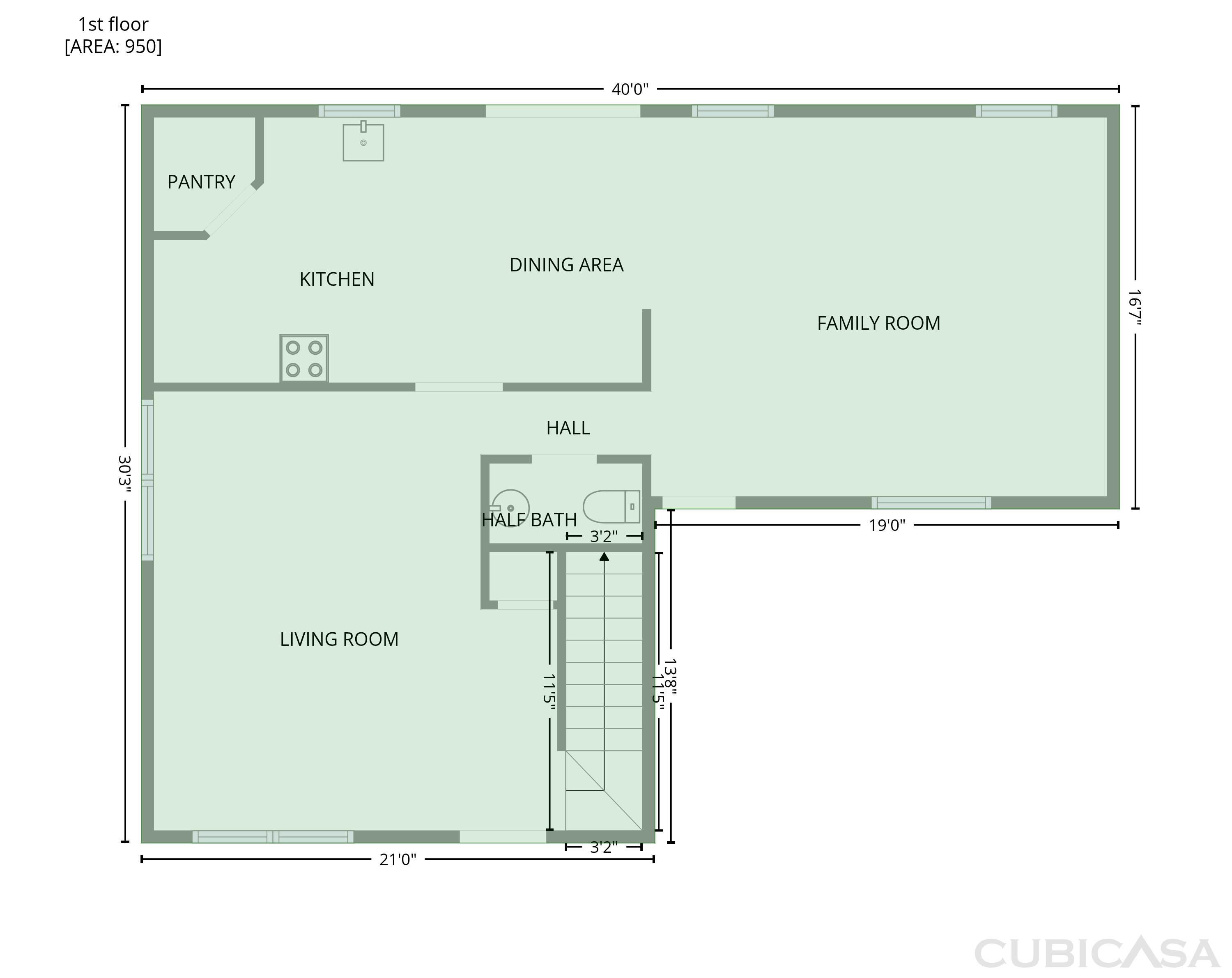 Main Floor of 7001 Edmundson Dr, Arlington, TX