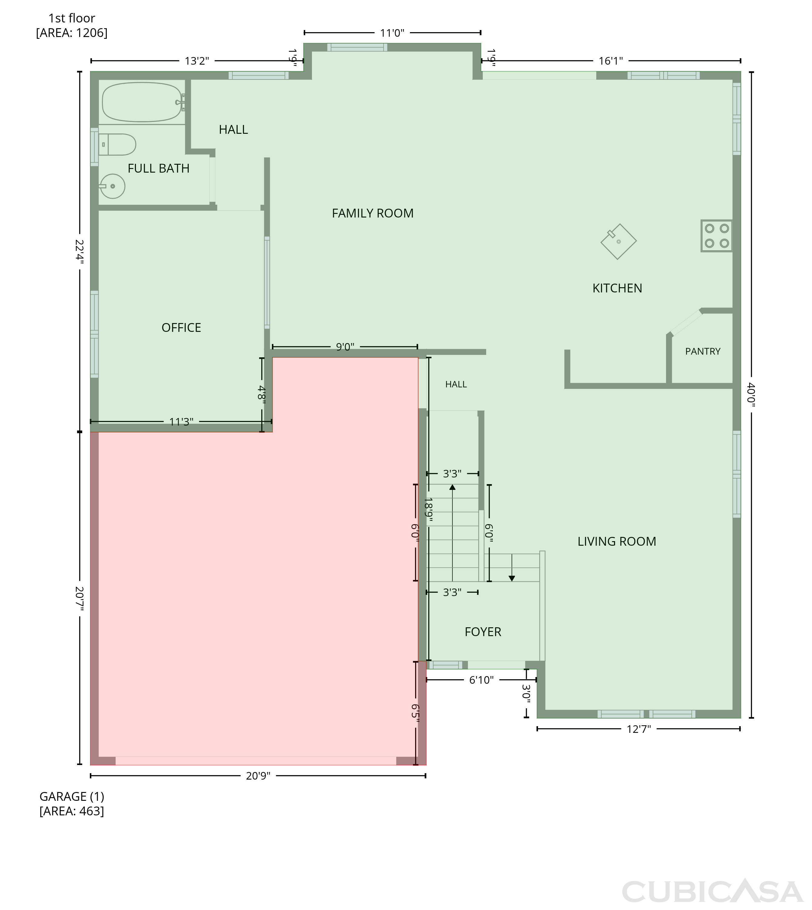 Main Floor of 671 W Green Tree Dr, San Tan Valley, AZ