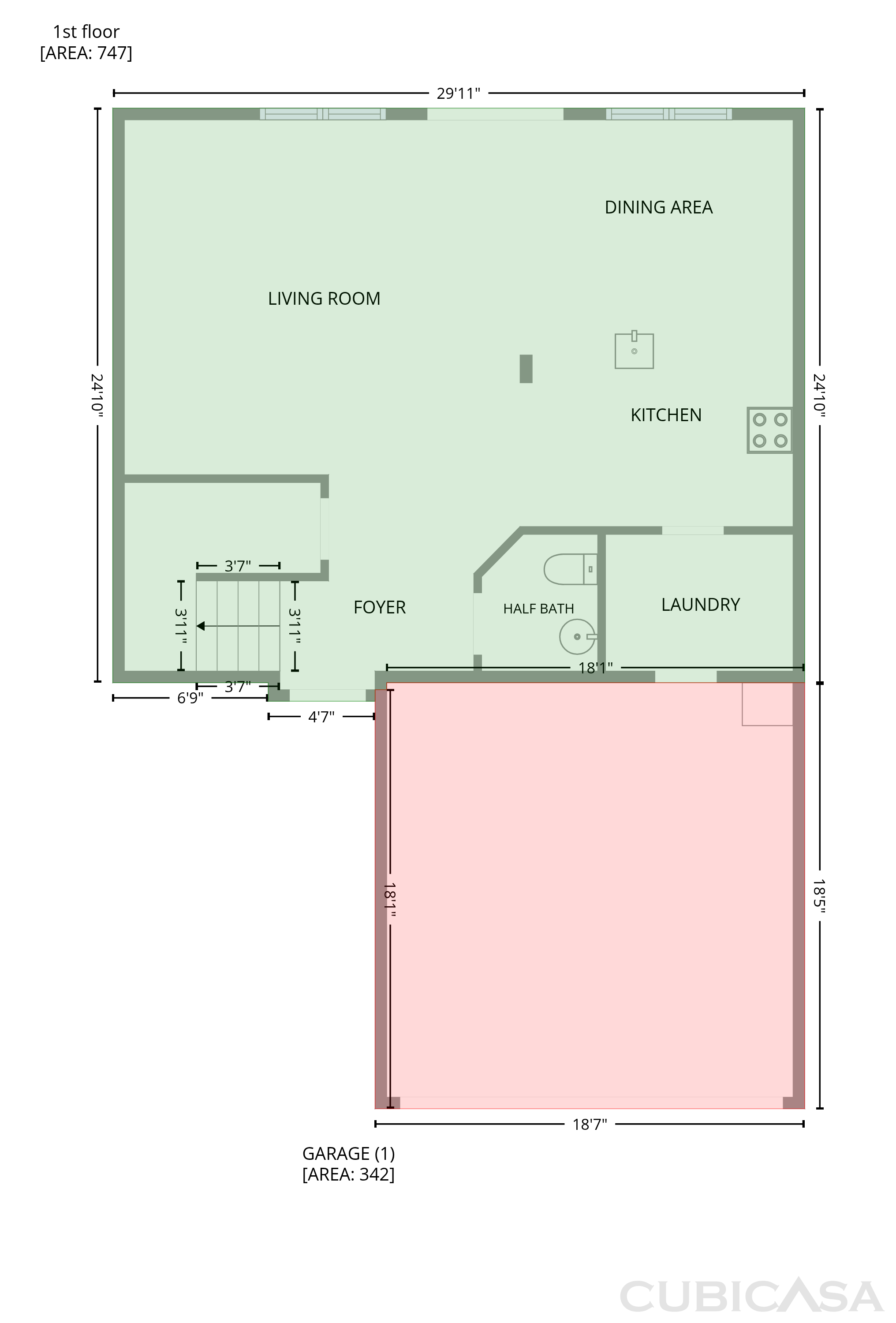 Main Floor of 5732 Wallace Cabin Dr, Charlotte, NC