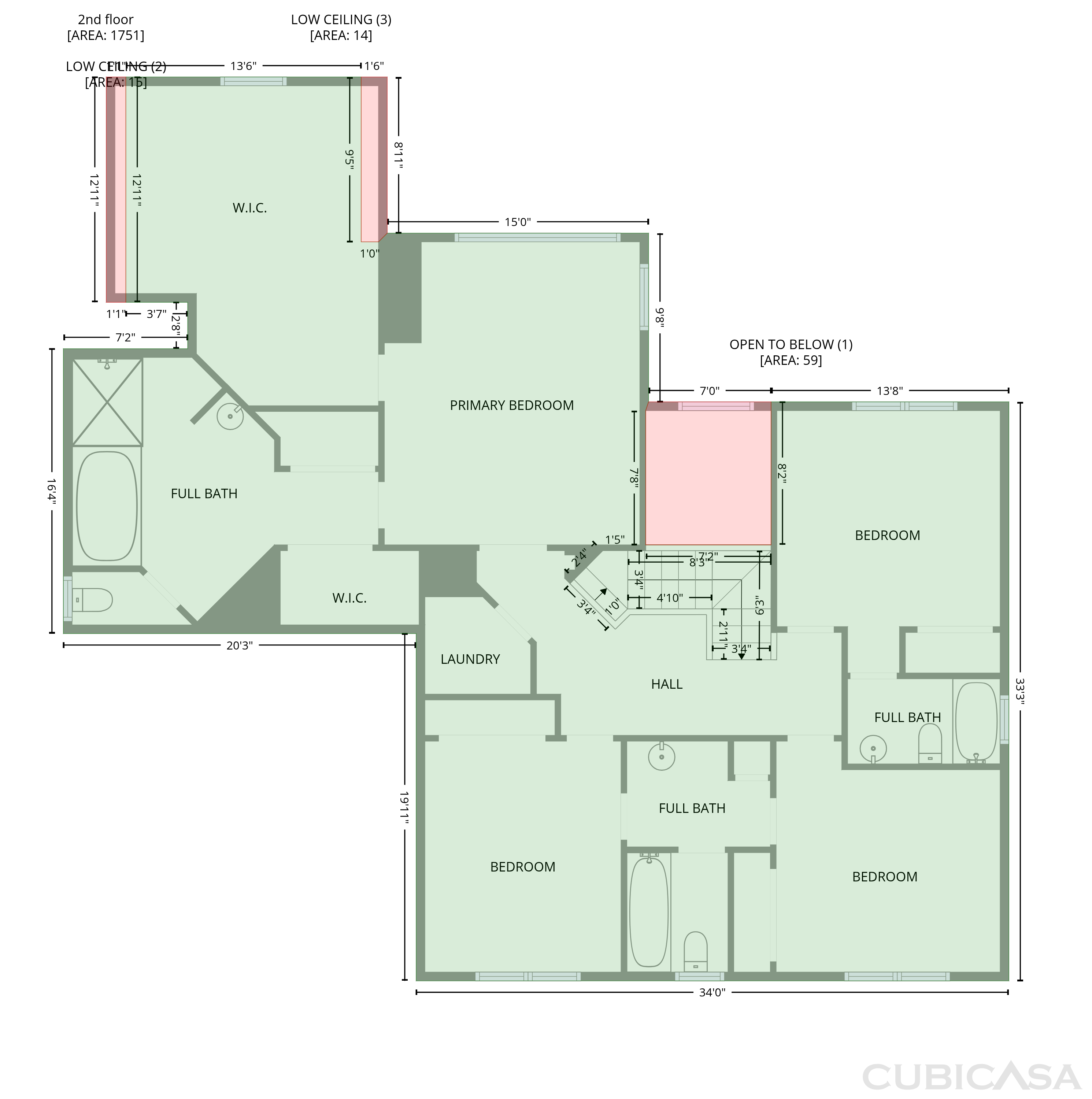 Third Floor of 105 Bellhaven Ave, Fayetteville, GA