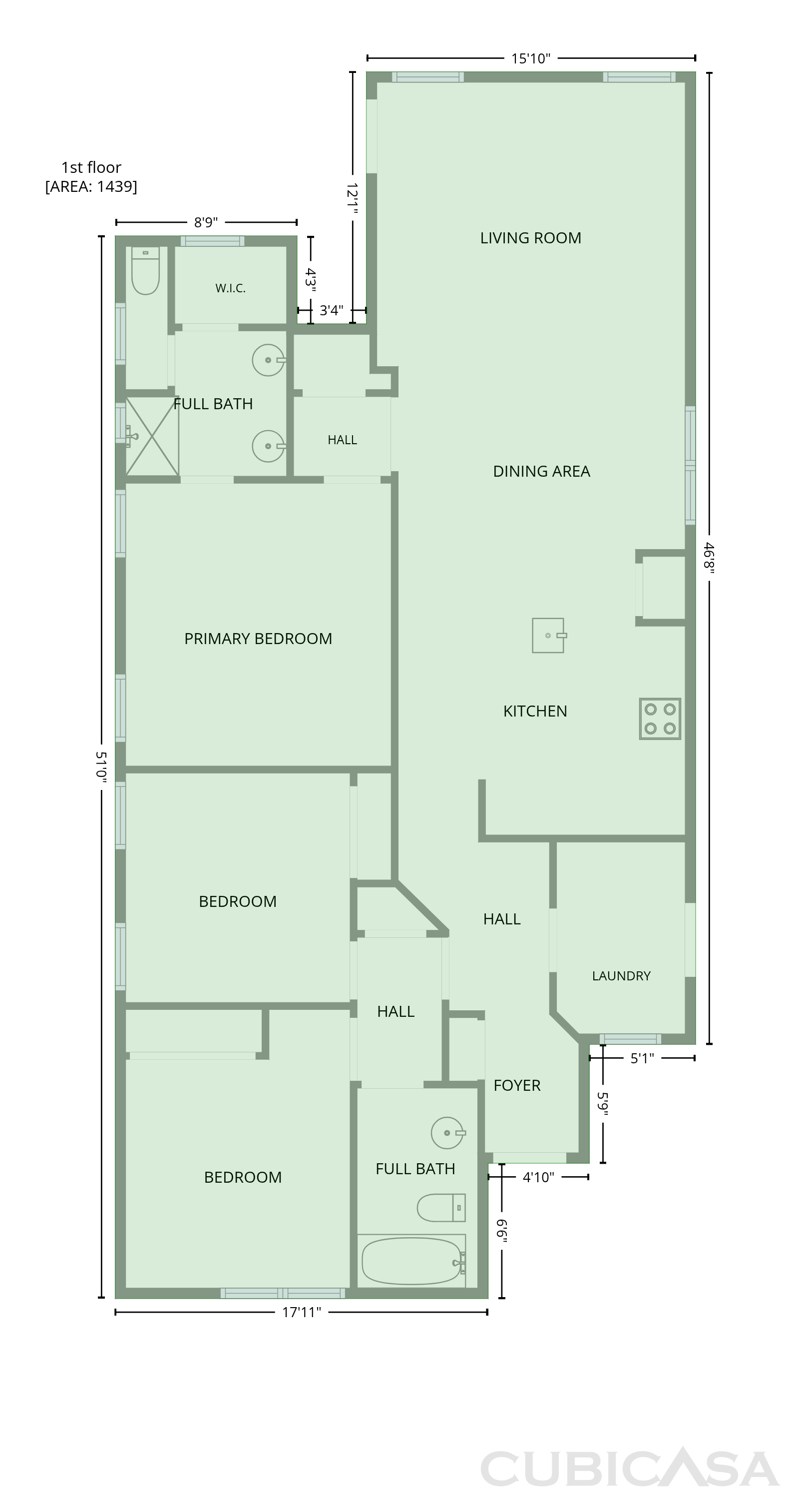 Main Floor of 96 Mae Ct, Roxboro, NC