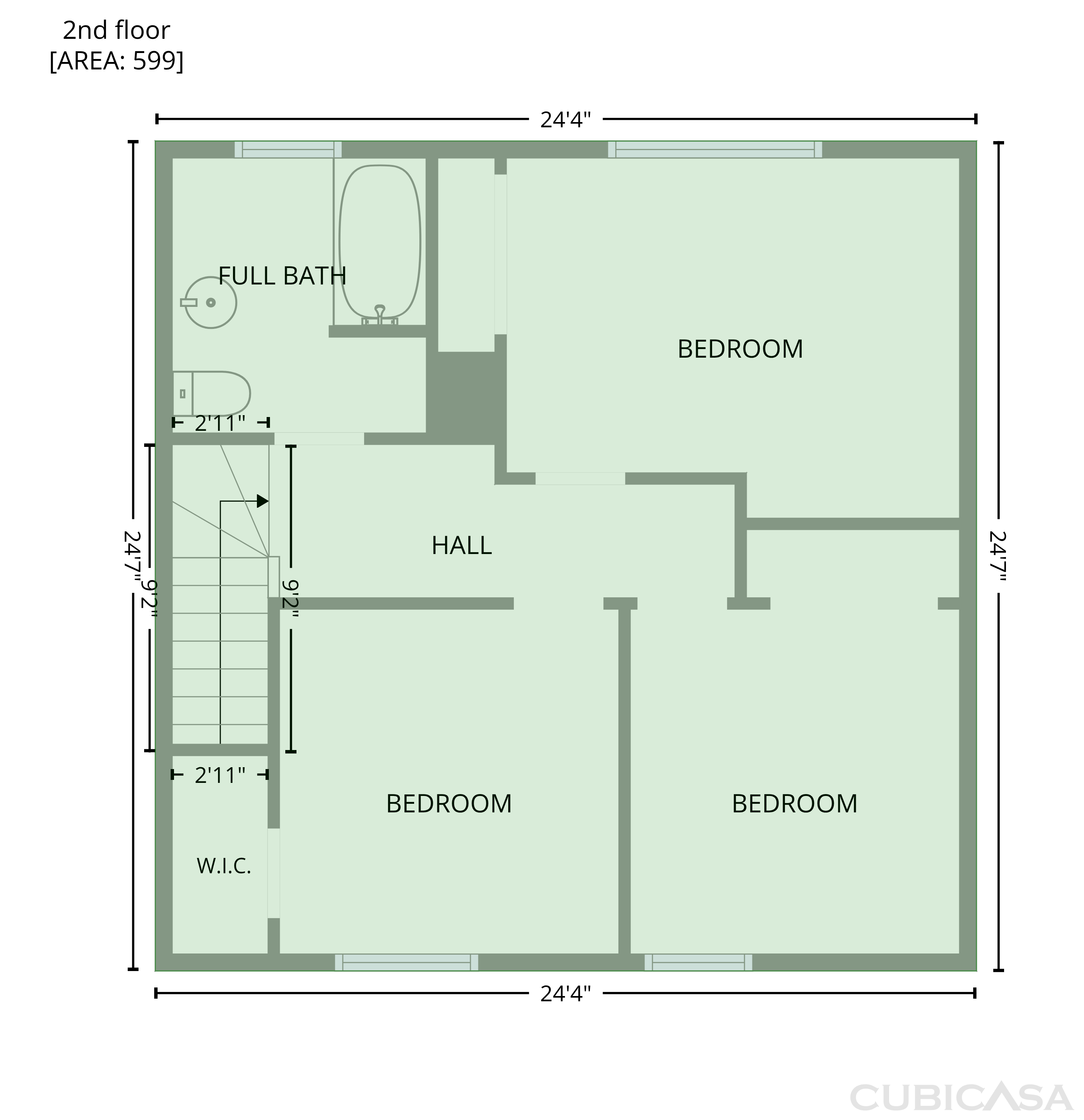Second Floor of 3411 Halifax Dr, Arlington, TX