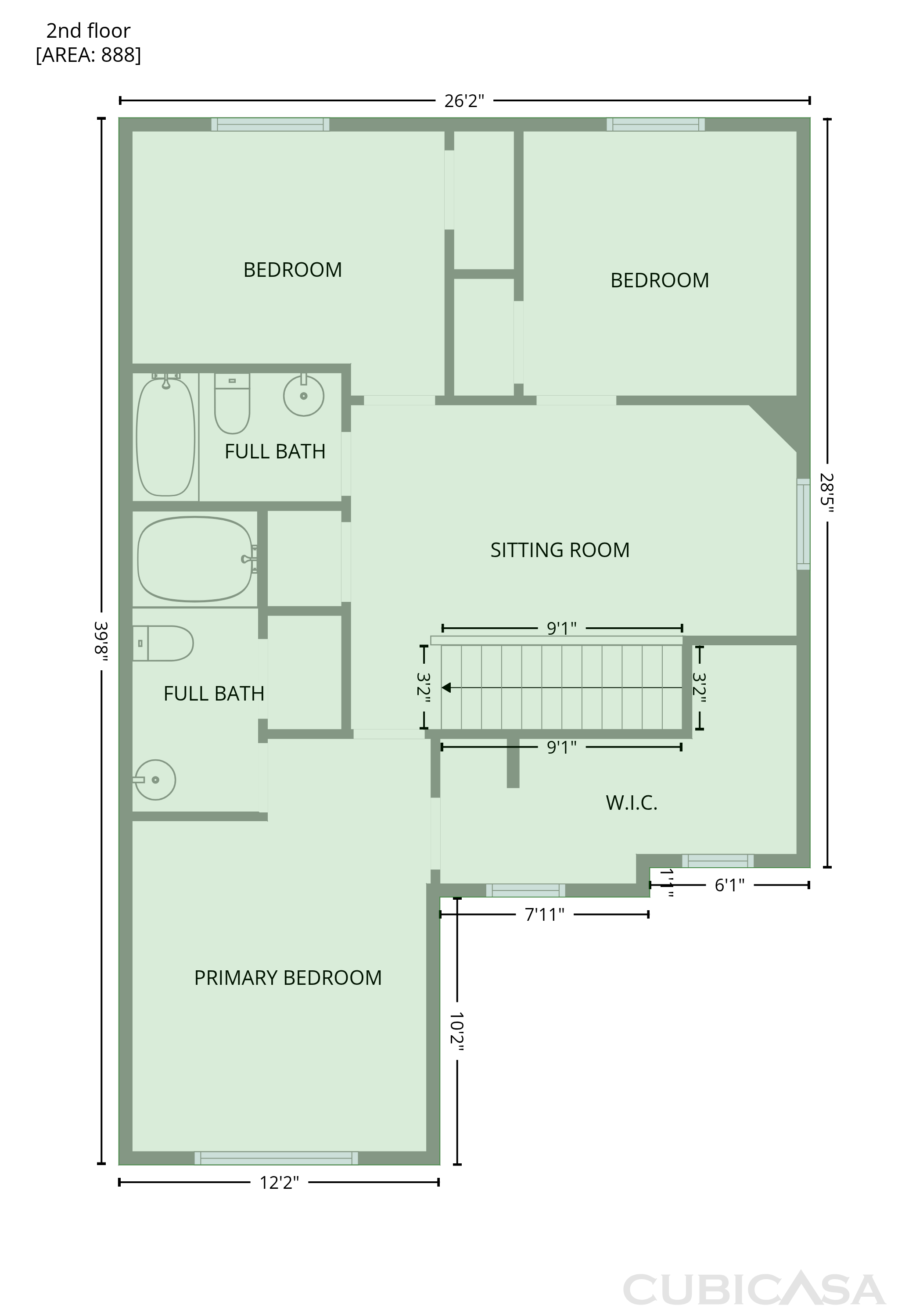 Second Floor of 4824 Yellow Locust Dr, Browns Summit, NC