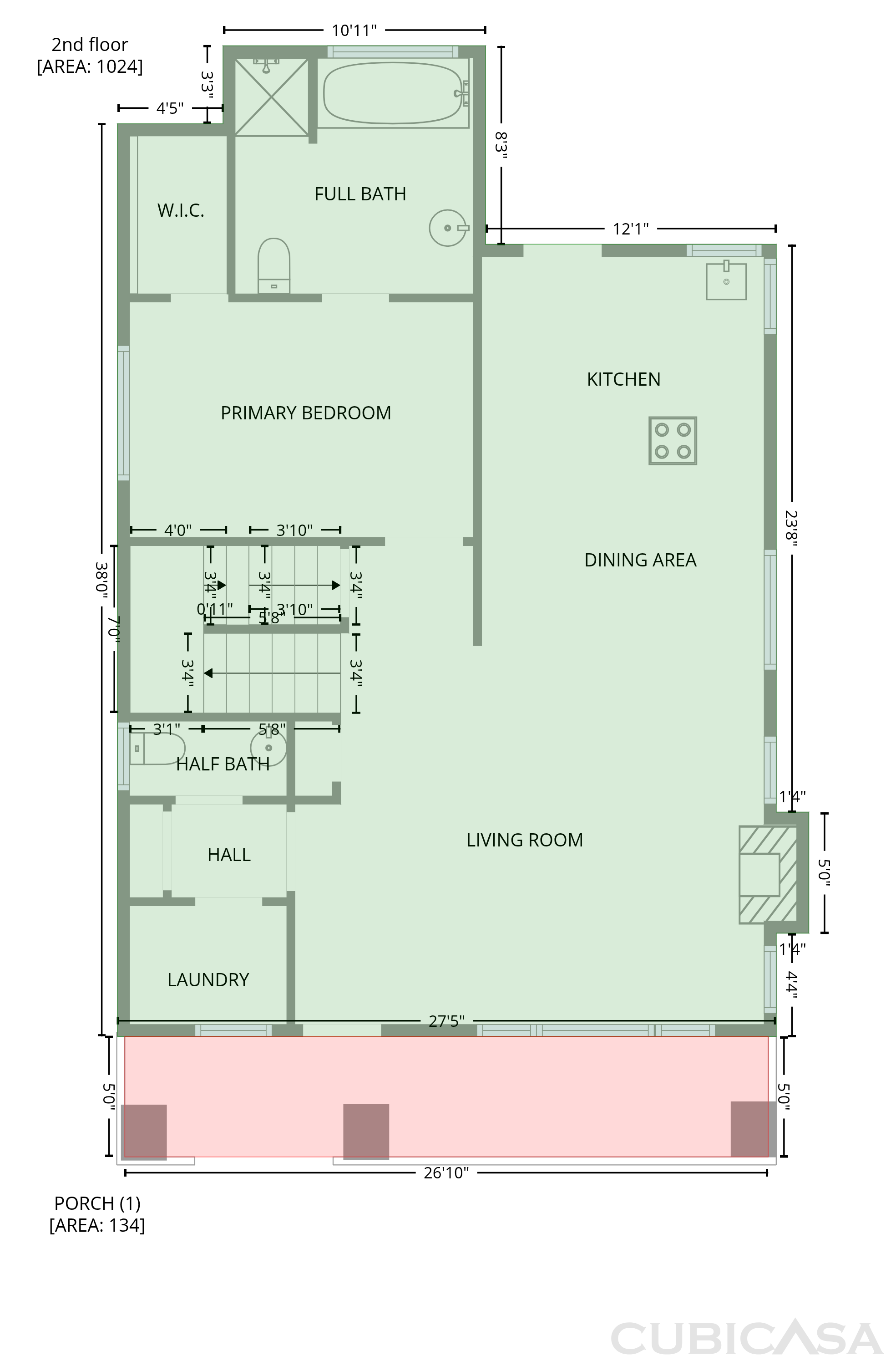 Second Floor of 38 Rose Ridge Loop, Bellingham, WA