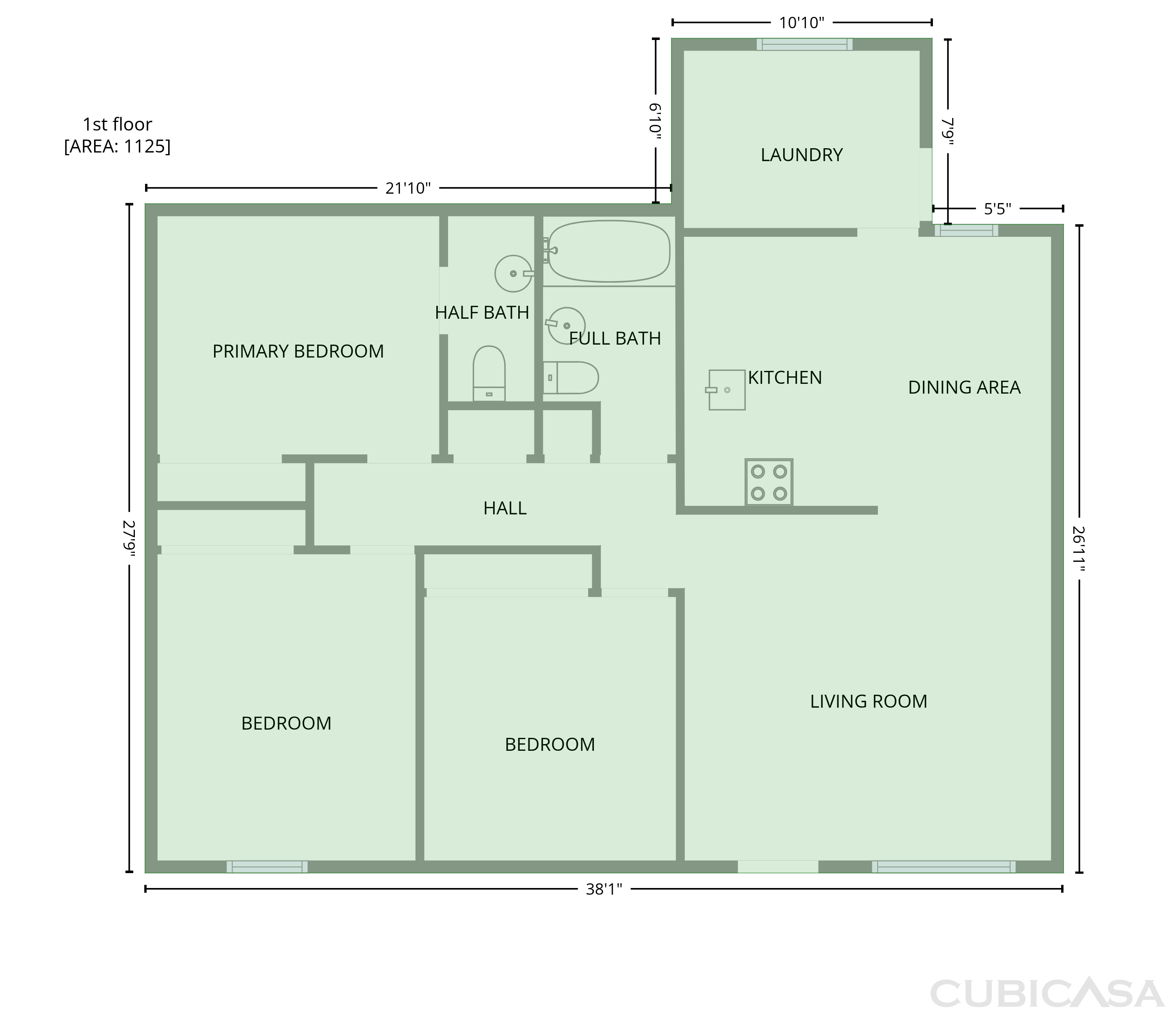 Main Floor of 8869 Tangelo Ave, Fontana, CA