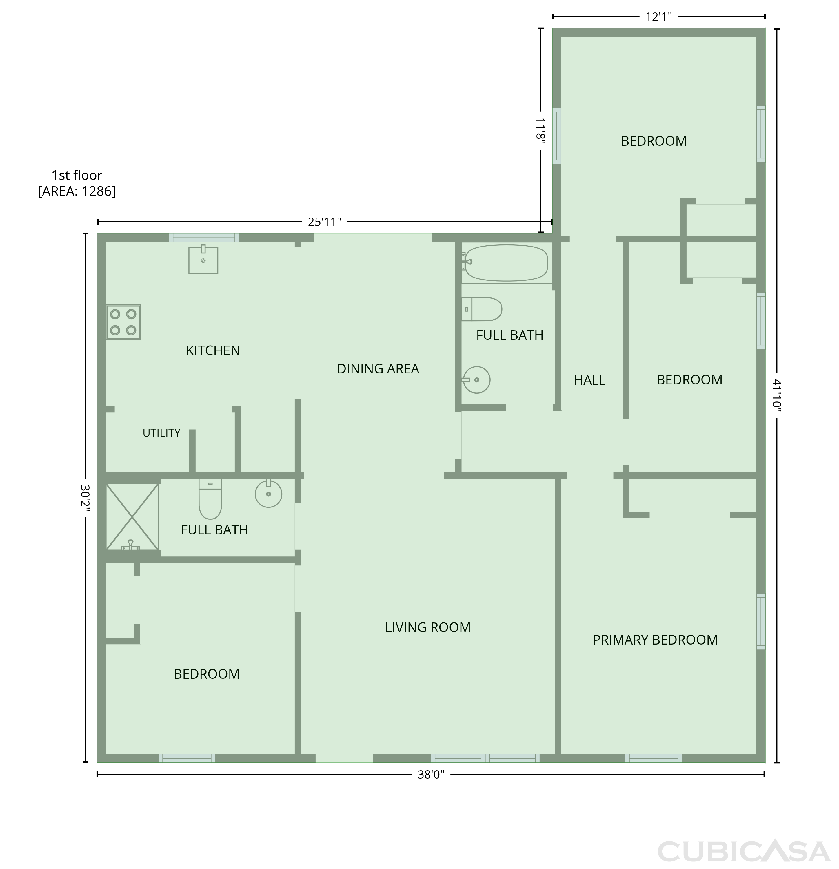 Main Floor of 3537 Rebecca St, Houston, TX