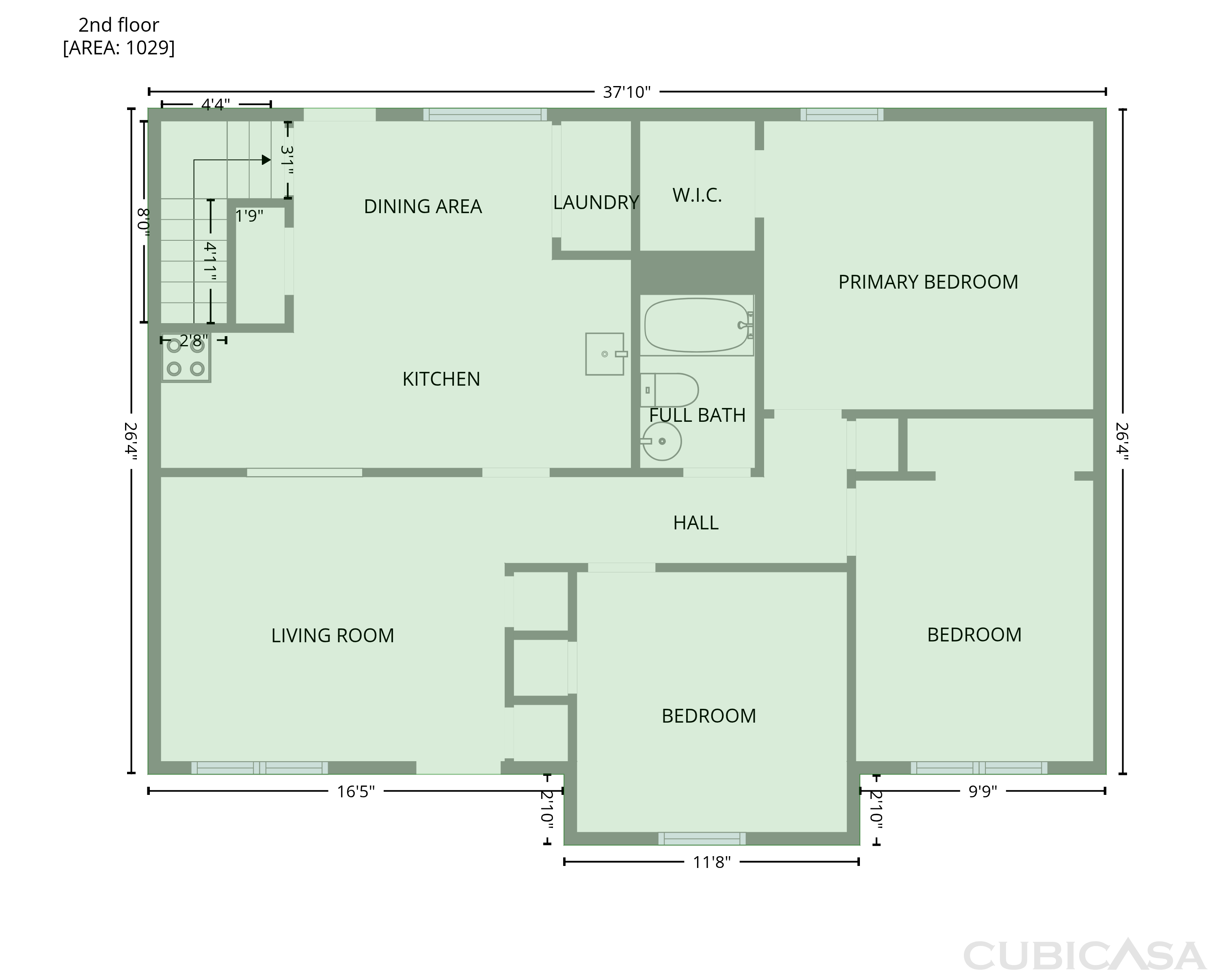 Second Floor of 206 Diana Dr, Dickson, TN