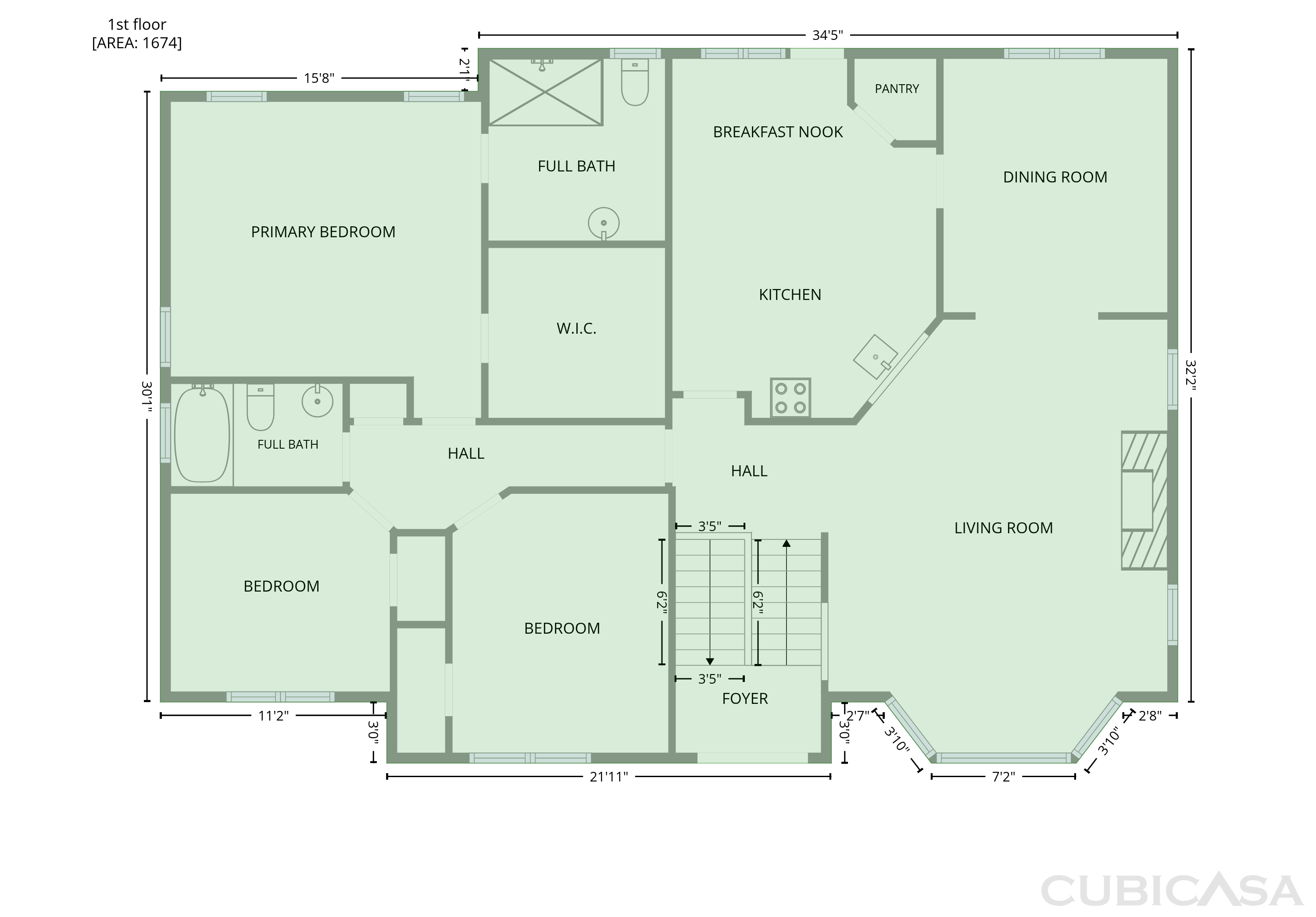 Second Floor of 142 Clubhouse Dr NW, Kennesaw, GA