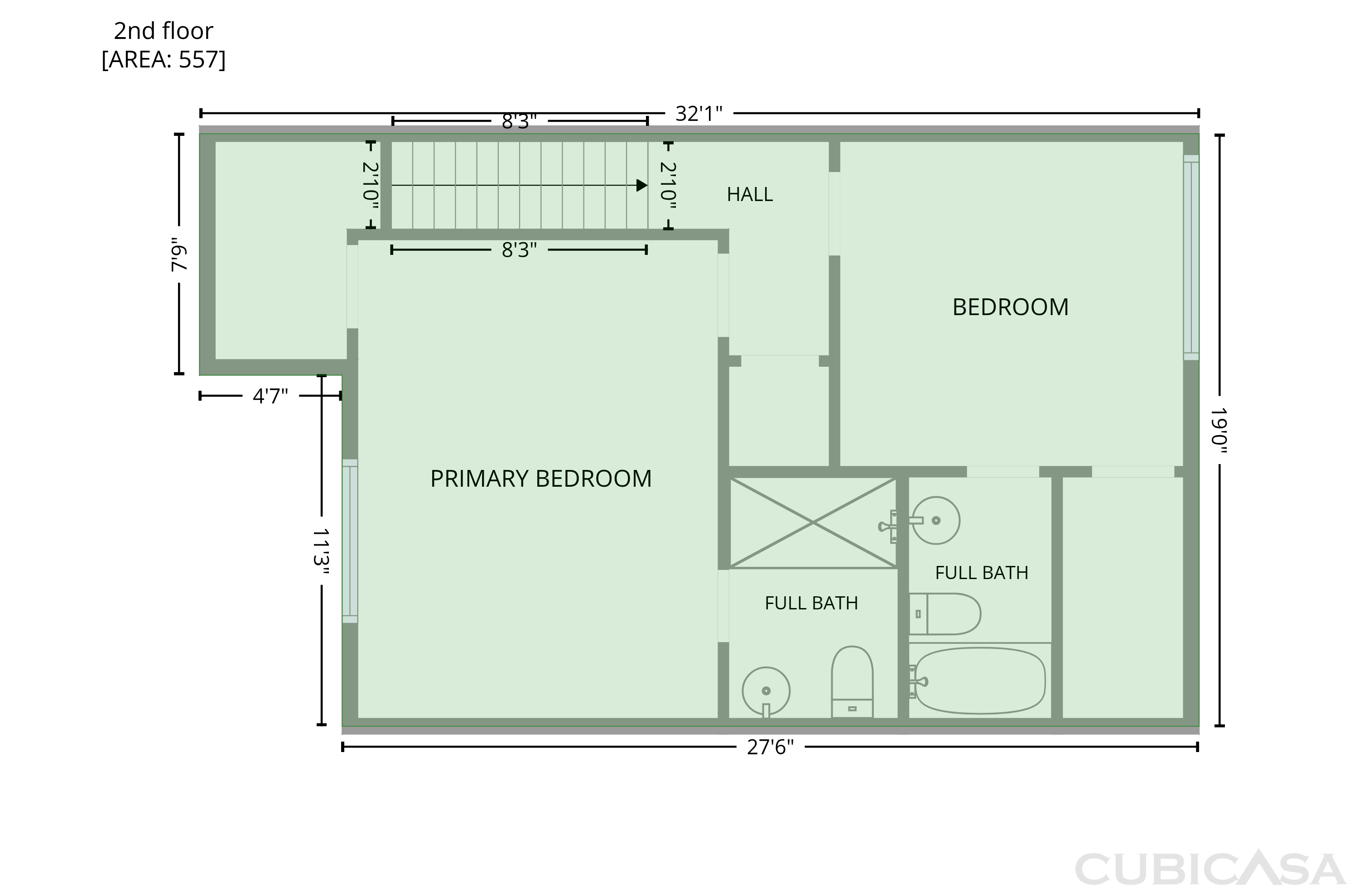 Second Floor of 102 Old Maple Ln, Durham, NC