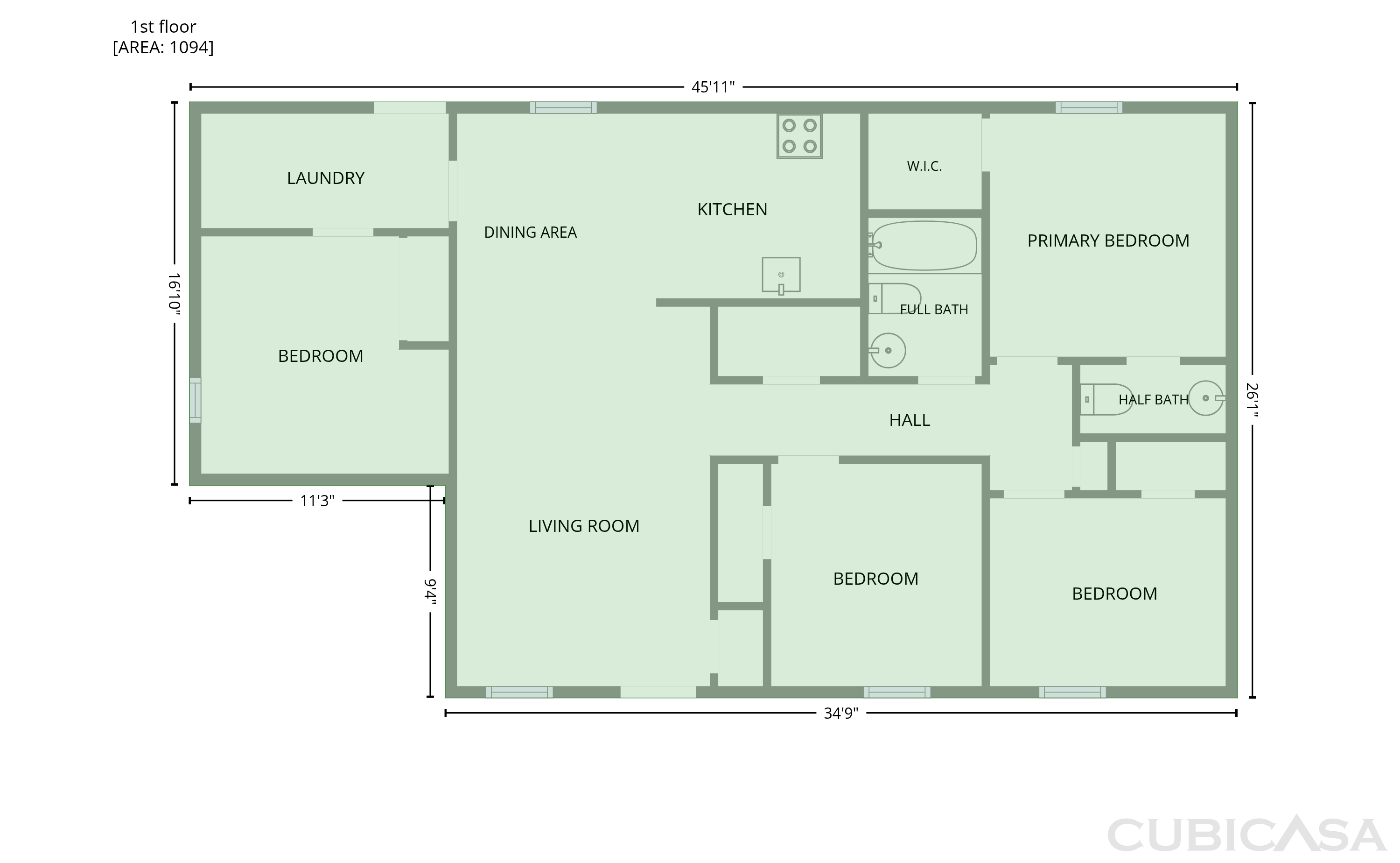 Main Floor of 510 Holsey Dr, Noble, OK