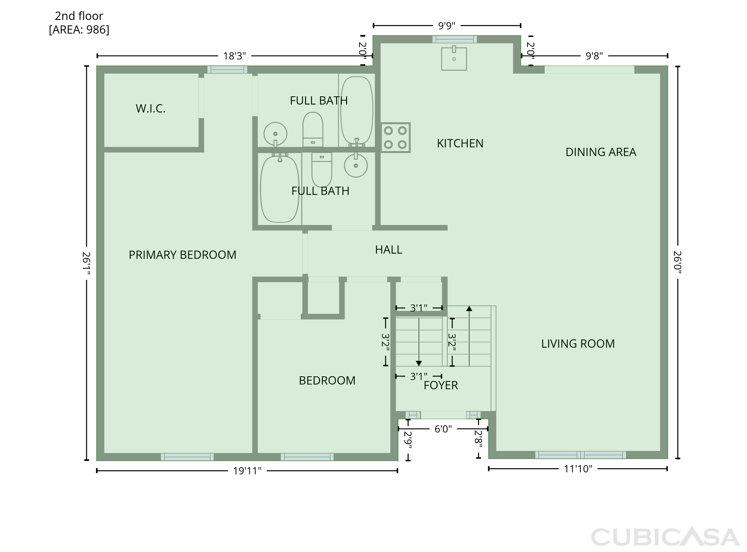 Second Floor of 10711 Chesterwood Dr, Spotsylvania, VA