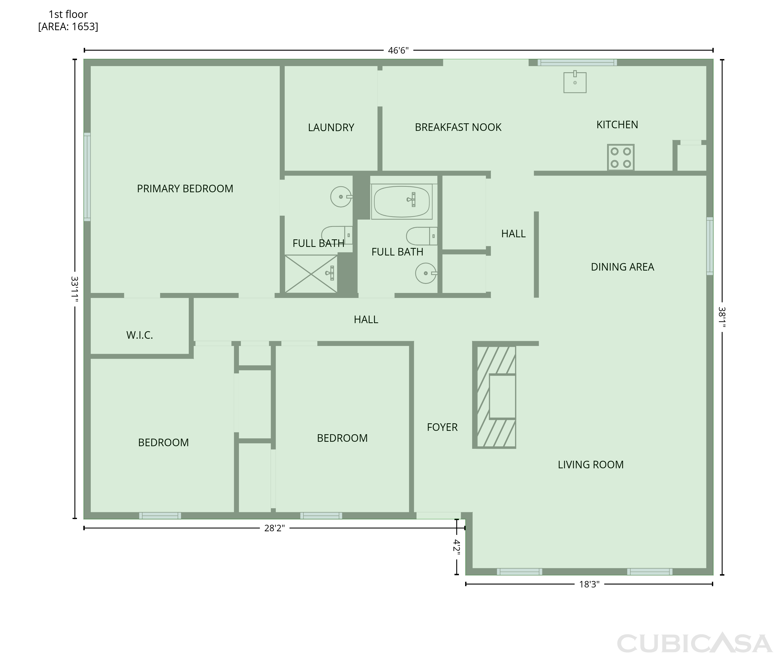 Main Floor of 1906 Stockton Trl, Grand Prairie, TX
