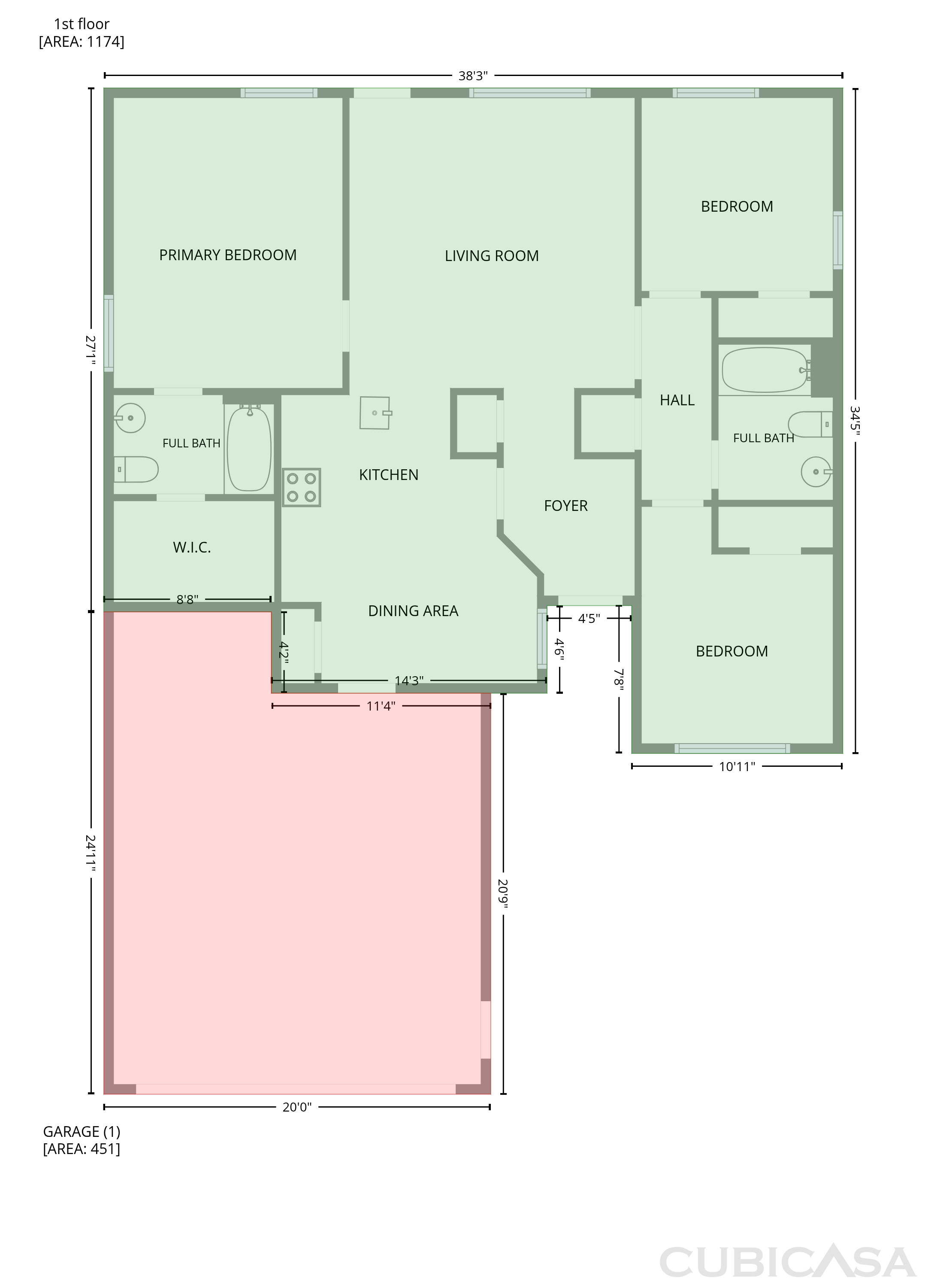 Main Floor of 3132 Evangeline Rd, Fort Worth, TX