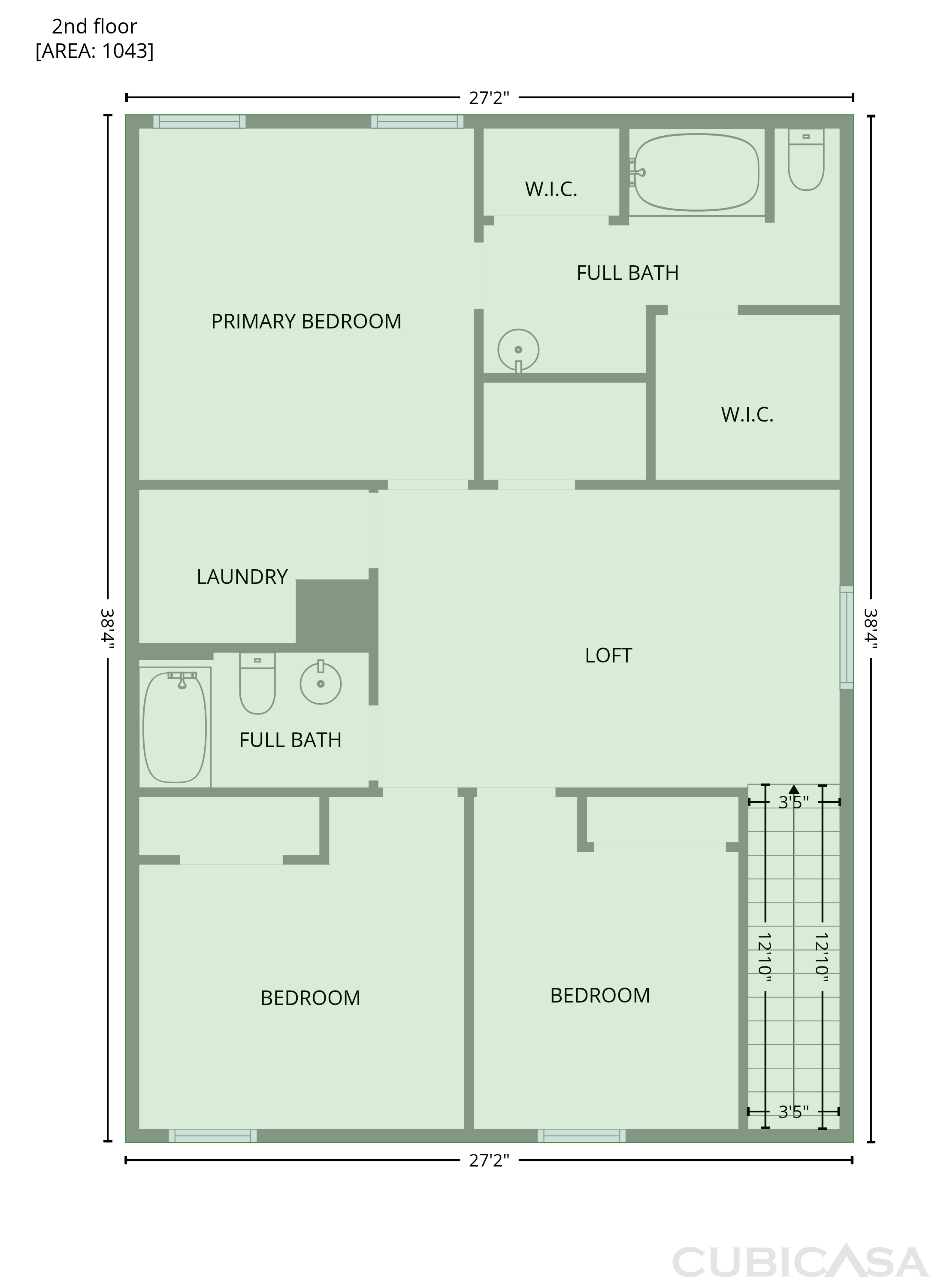 Second Floor of 8592 Dylan Michael Dr, Jacksonville, FL
