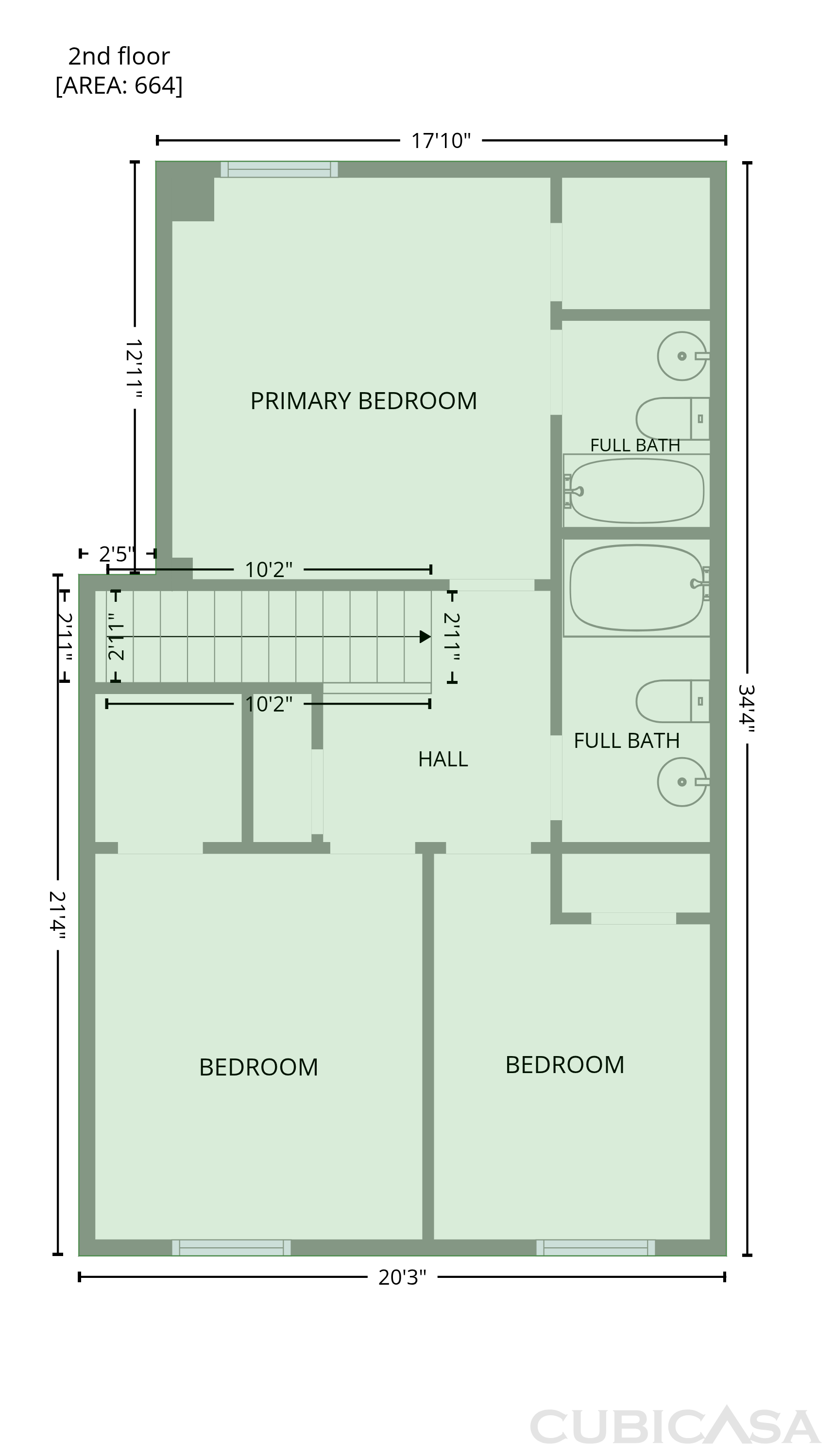 Second Floor of 8616 Silver Falls Way, Charlotte, NC