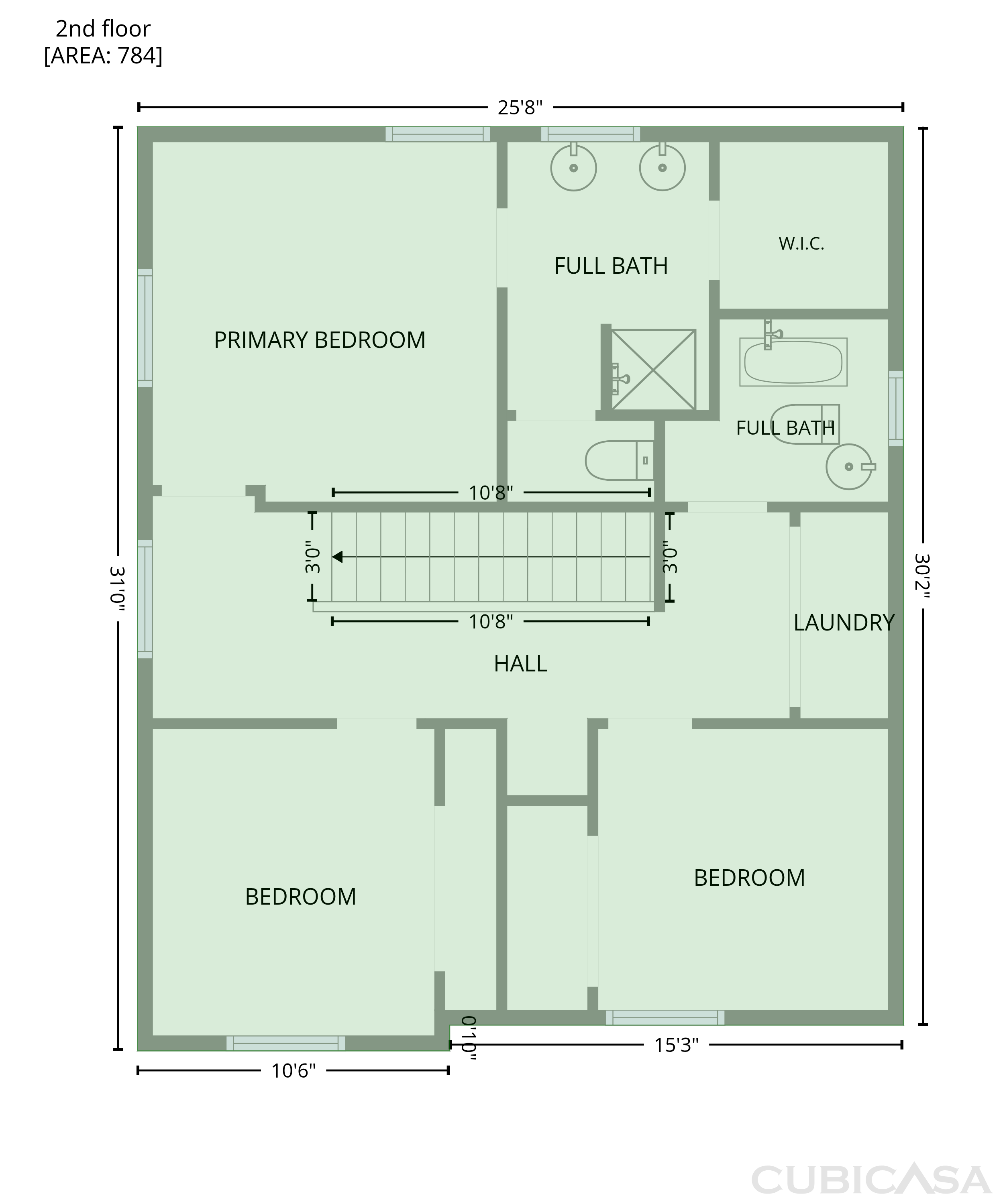 Second Floor of 3658 Via El Monte Ave, Las Vegas, NV