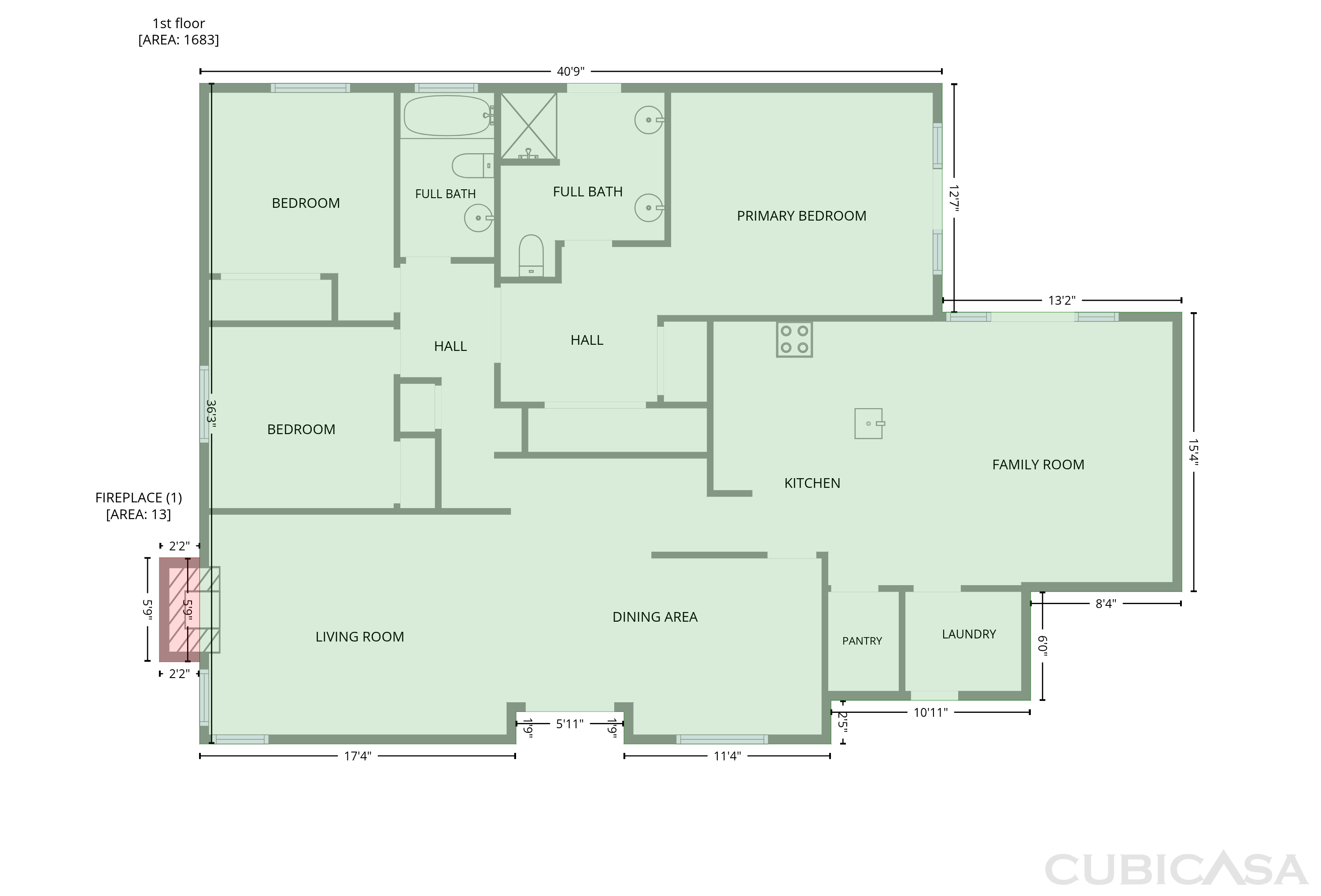 Main Floor of 4038 W Mercer Ln, Phoenix, AZ