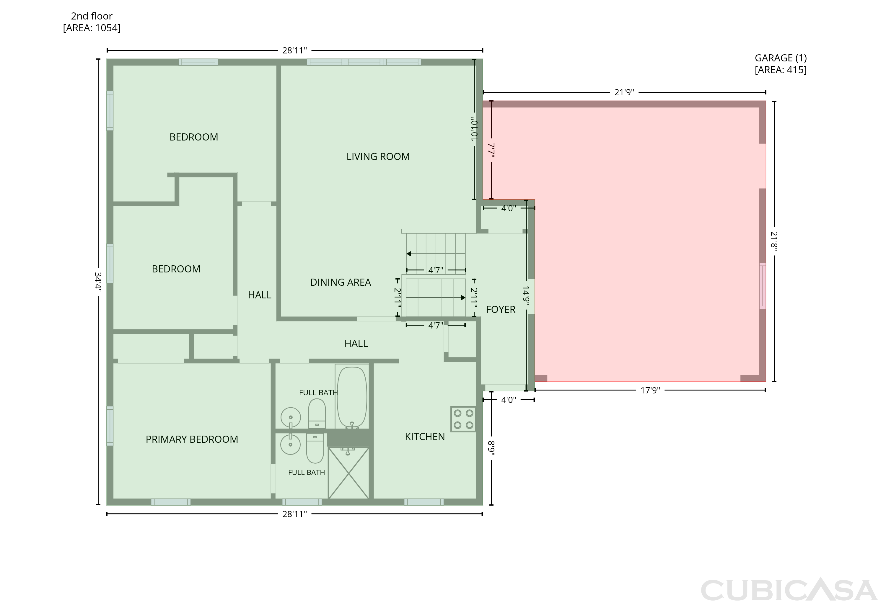 Second Floor of 6423 Luton Ct, Dayton, OH