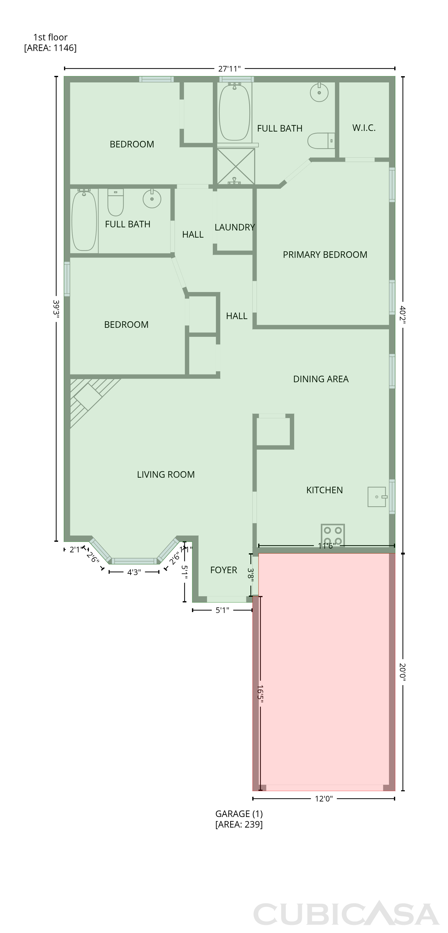 Main Floor of 1841 Mission Oaks St, Kannapolis, NC