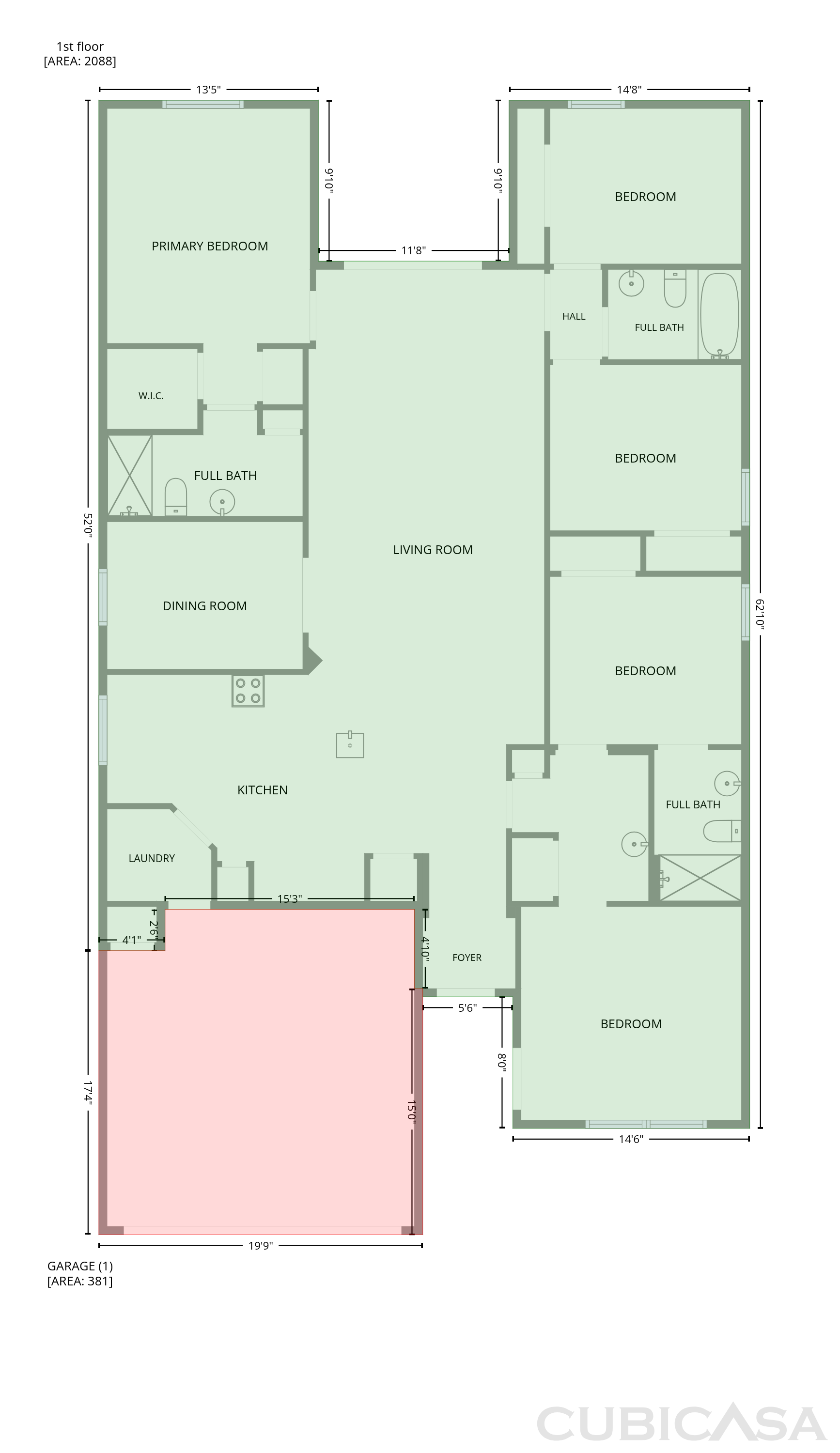 Main Floor of 1520 Redwood Ln, Haines City, FL