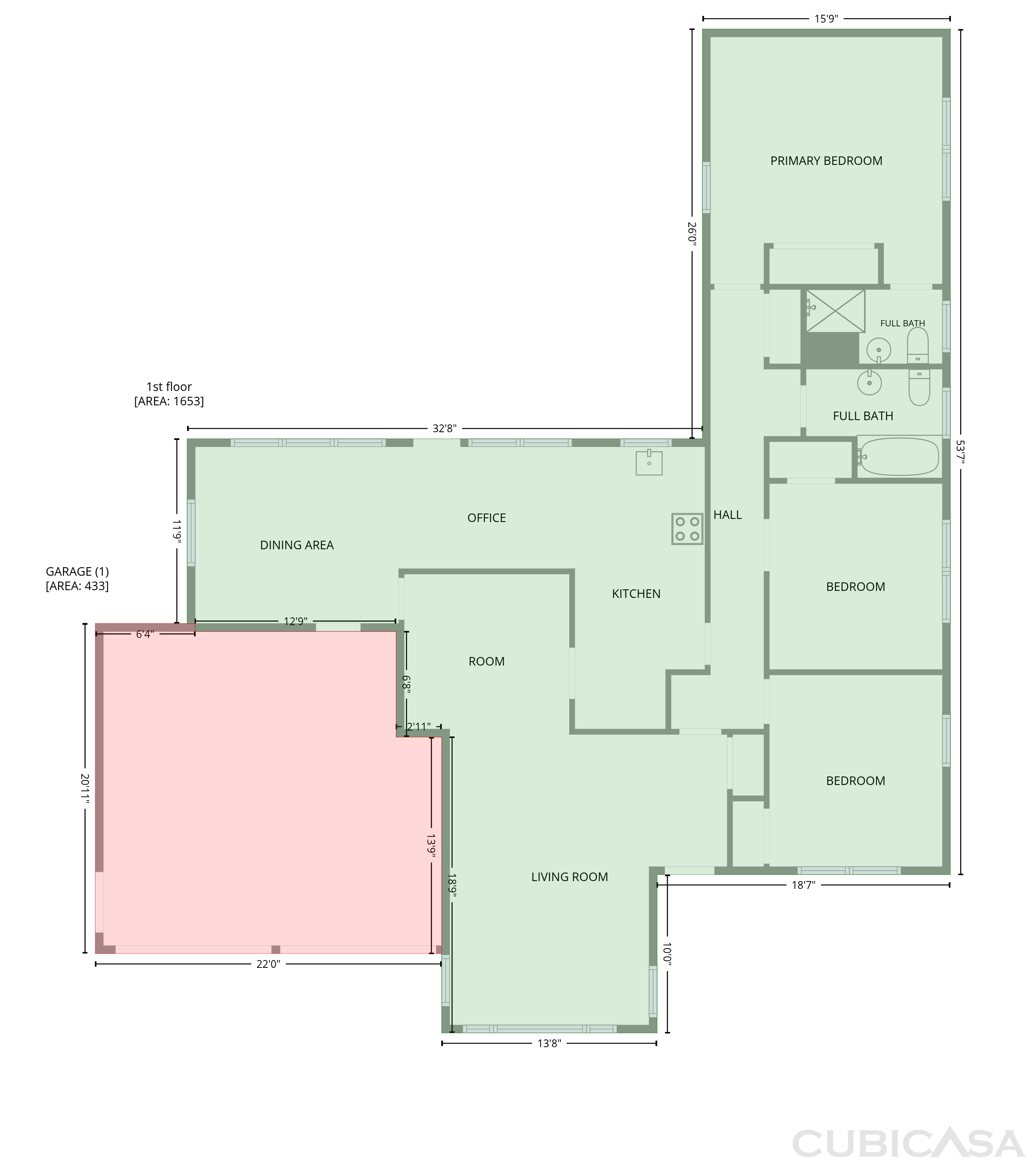 Main Floor of 3026 Deal St, Houston, TX