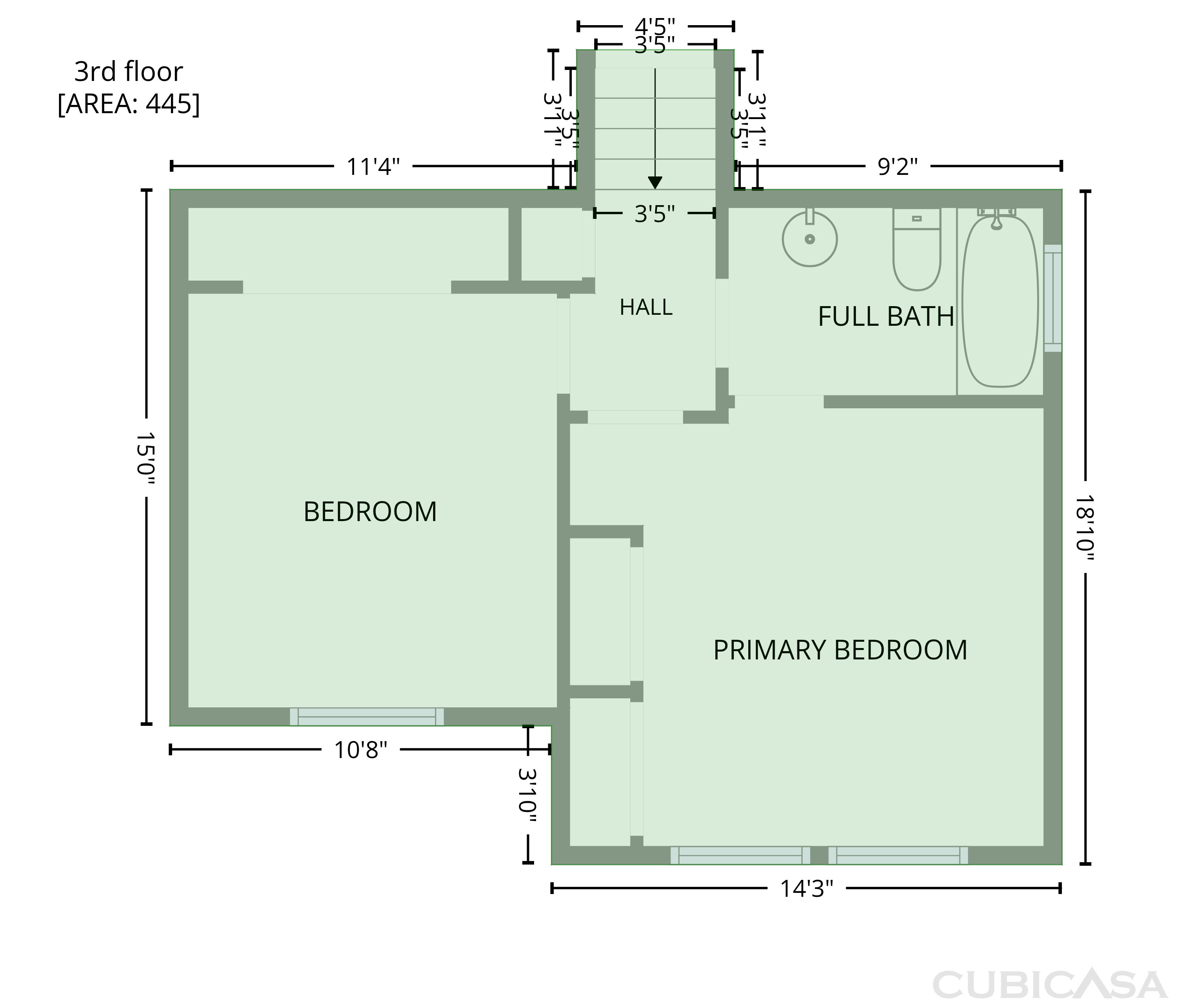 Third Floor of 1497 W Argyle Ave, Tucson, AZ