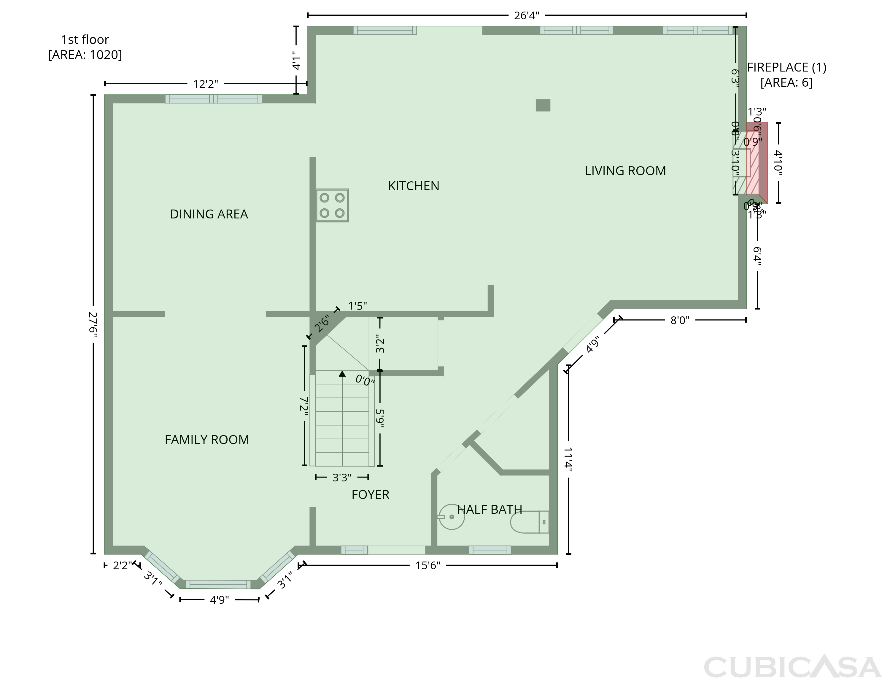Main Floor of 504 Ledyard Ct, Wake Forest, NC