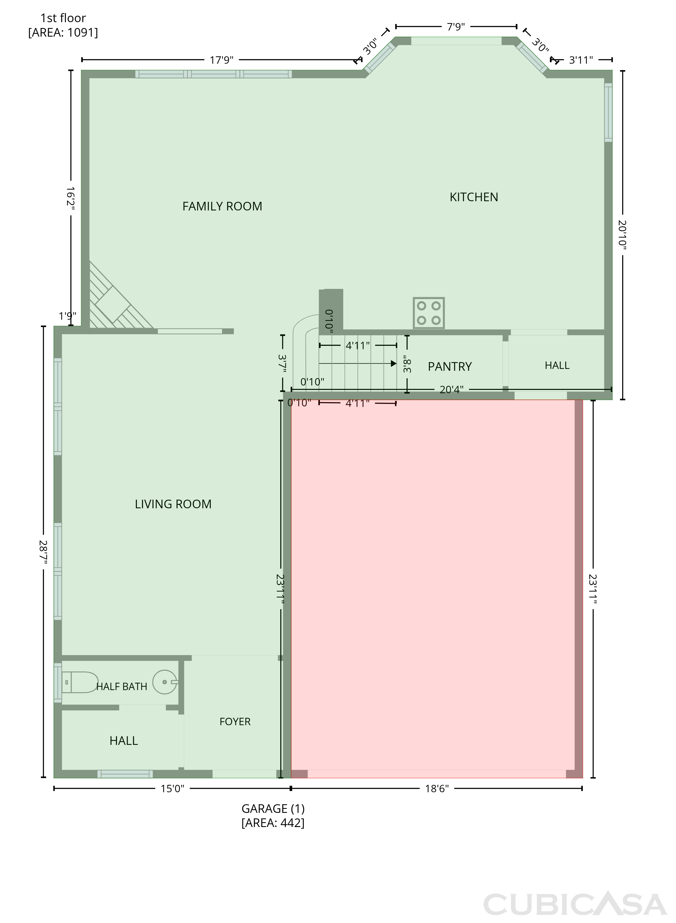 Main Floor of 5918 Ricker Rd, Raleigh, NC