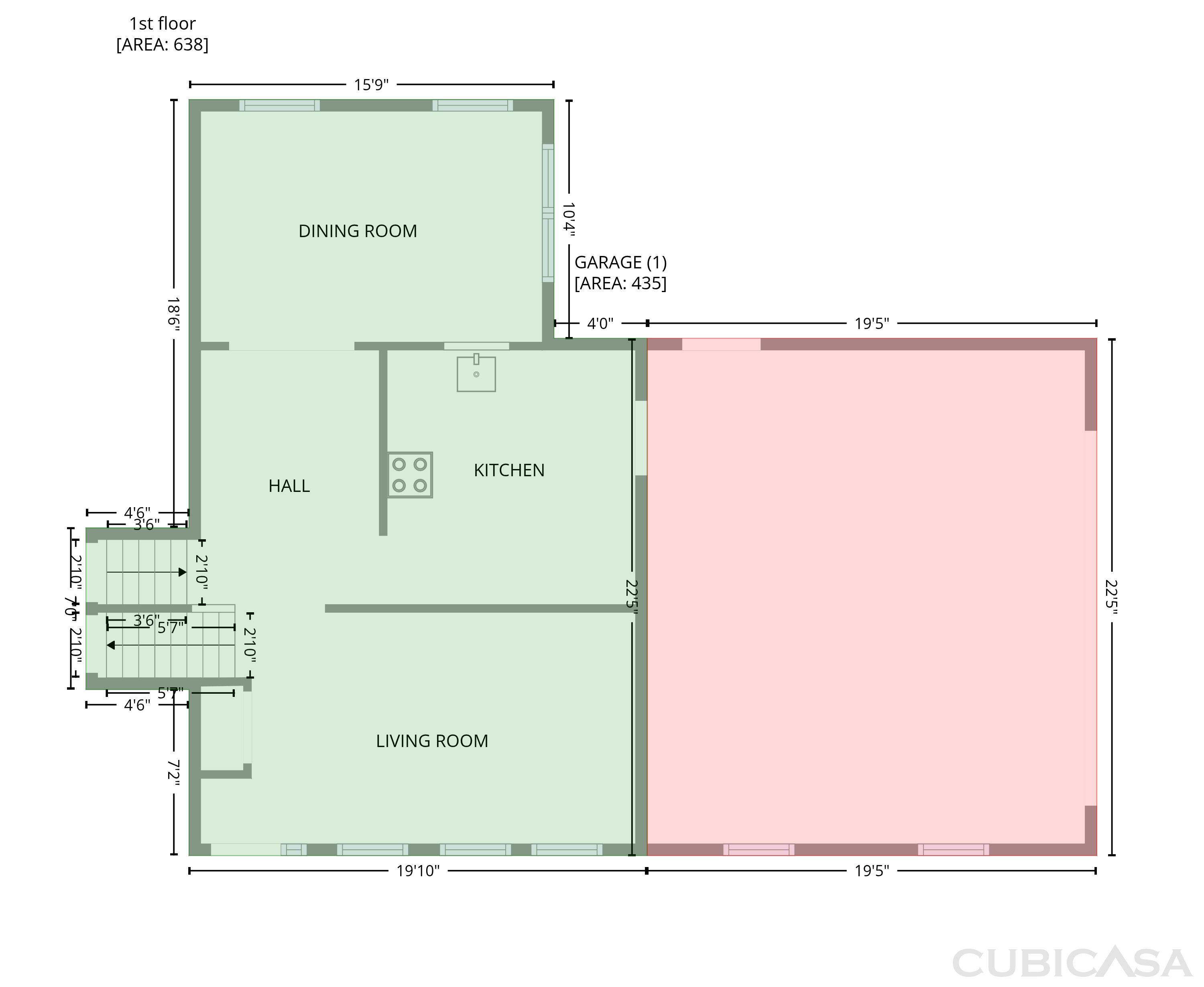 Second Floor of 1015 Kingsway Dr, Lorain, OH