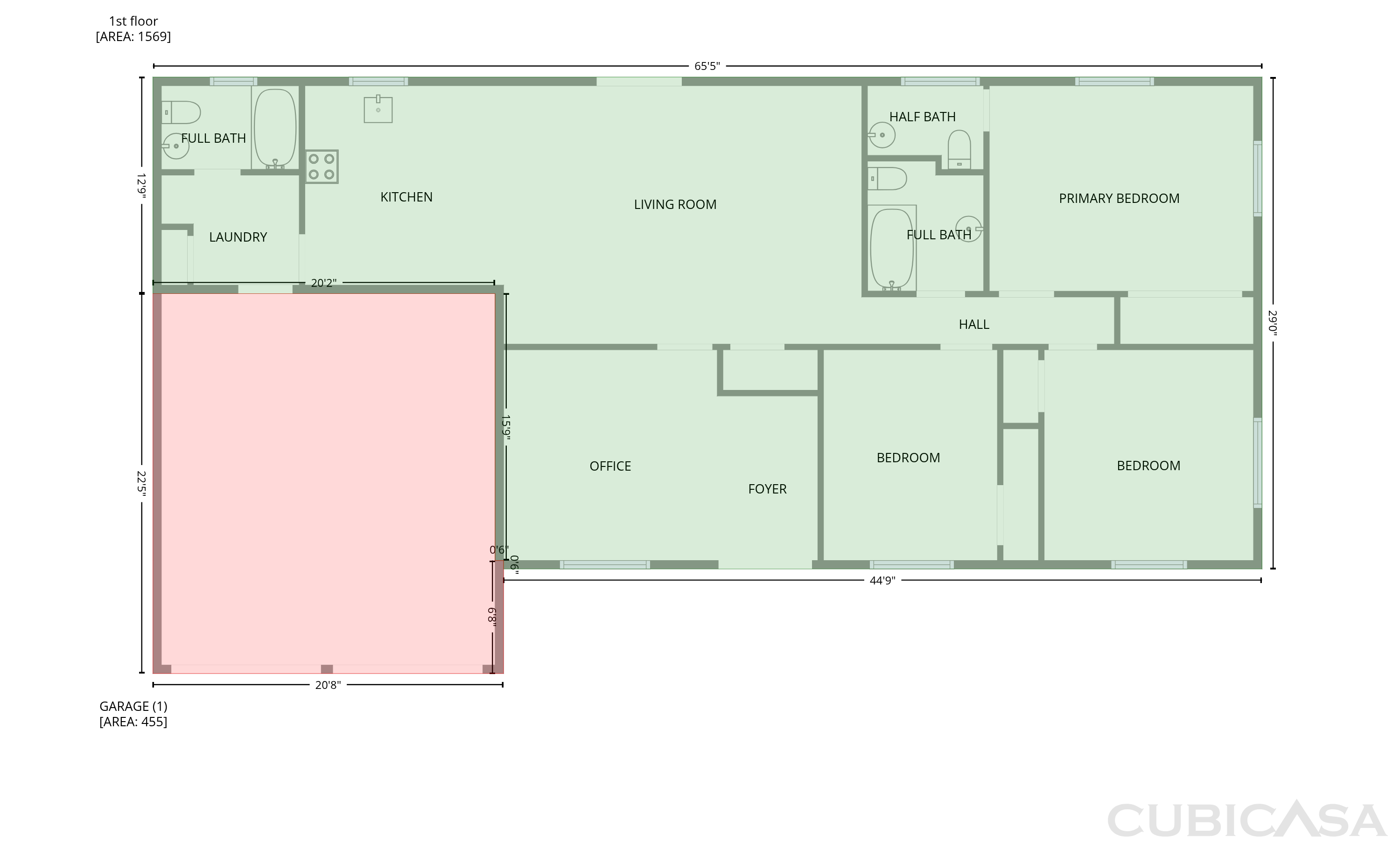 Main Floor of 607 State St, Weatherford, TX