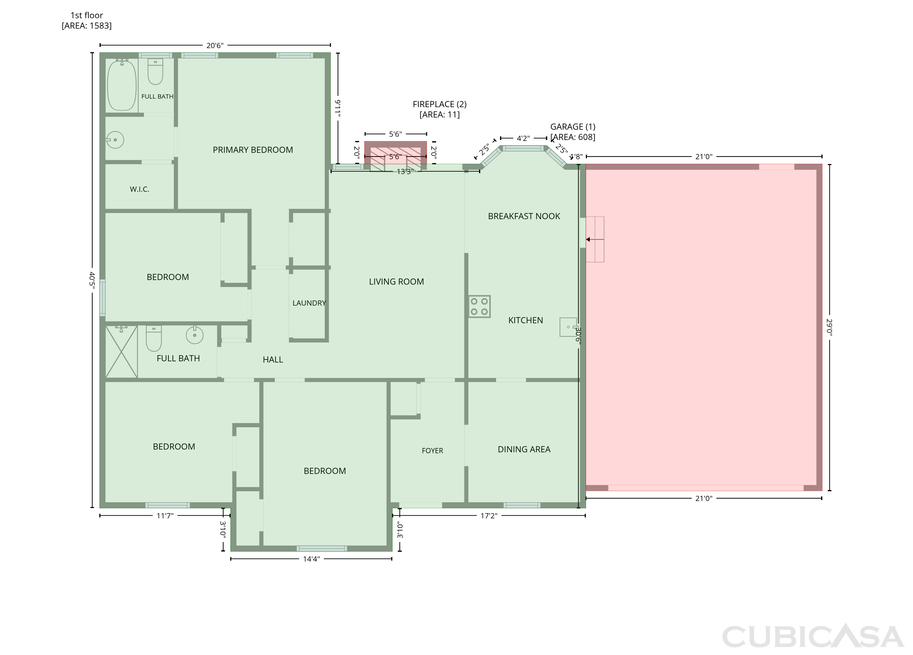 Main Floor of 4013 Burleigh Pl, Fayetteville, NC
