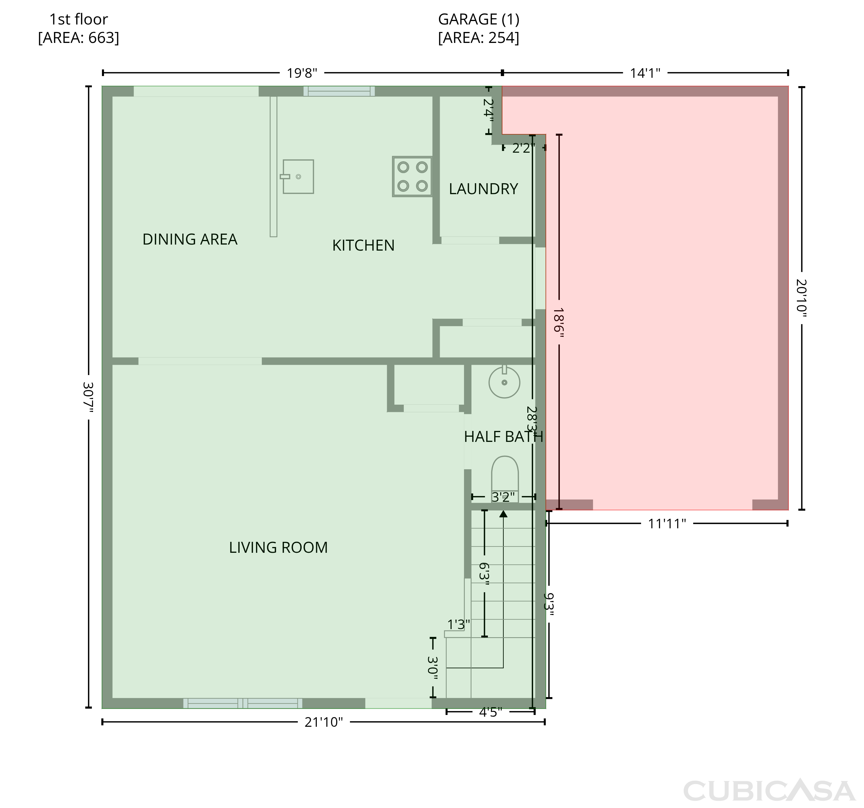 Main Floor of 8321 Candlenut Ln, Charlotte, NC