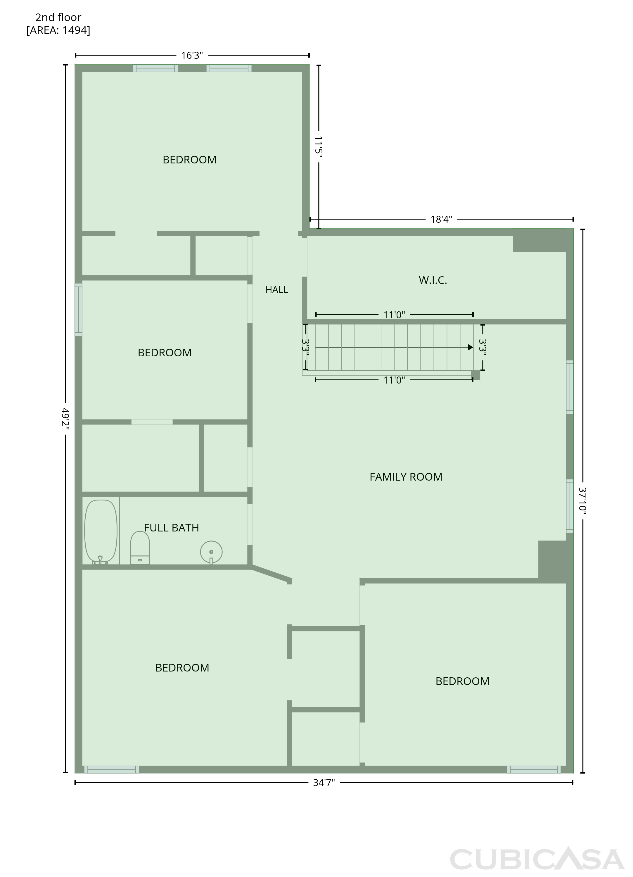 Second Floor of 1207 Toledo Bend Dr, Princeton, TX
