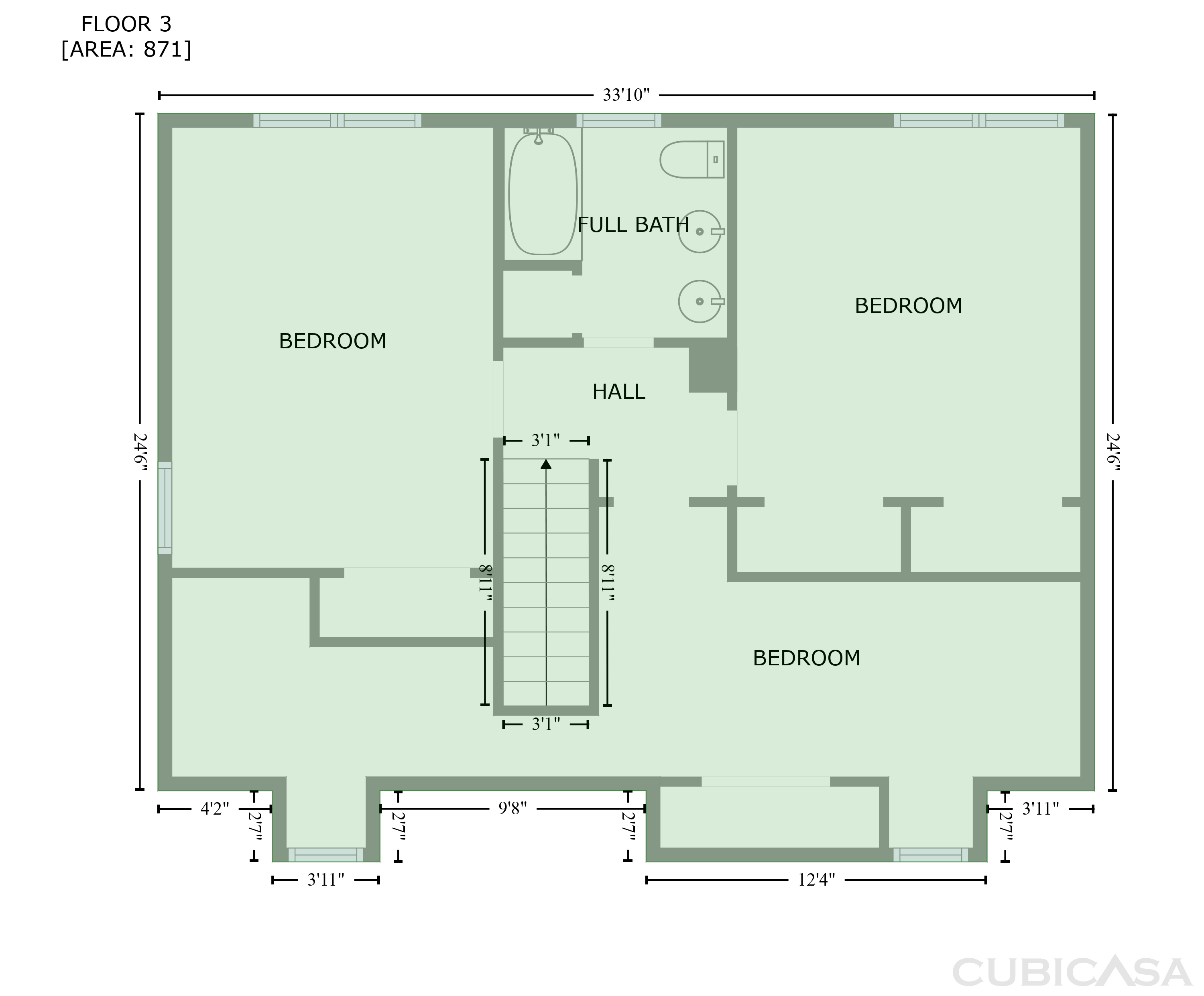 Third Floor of 6390 E Stubbs Rd, Atlanta, GA