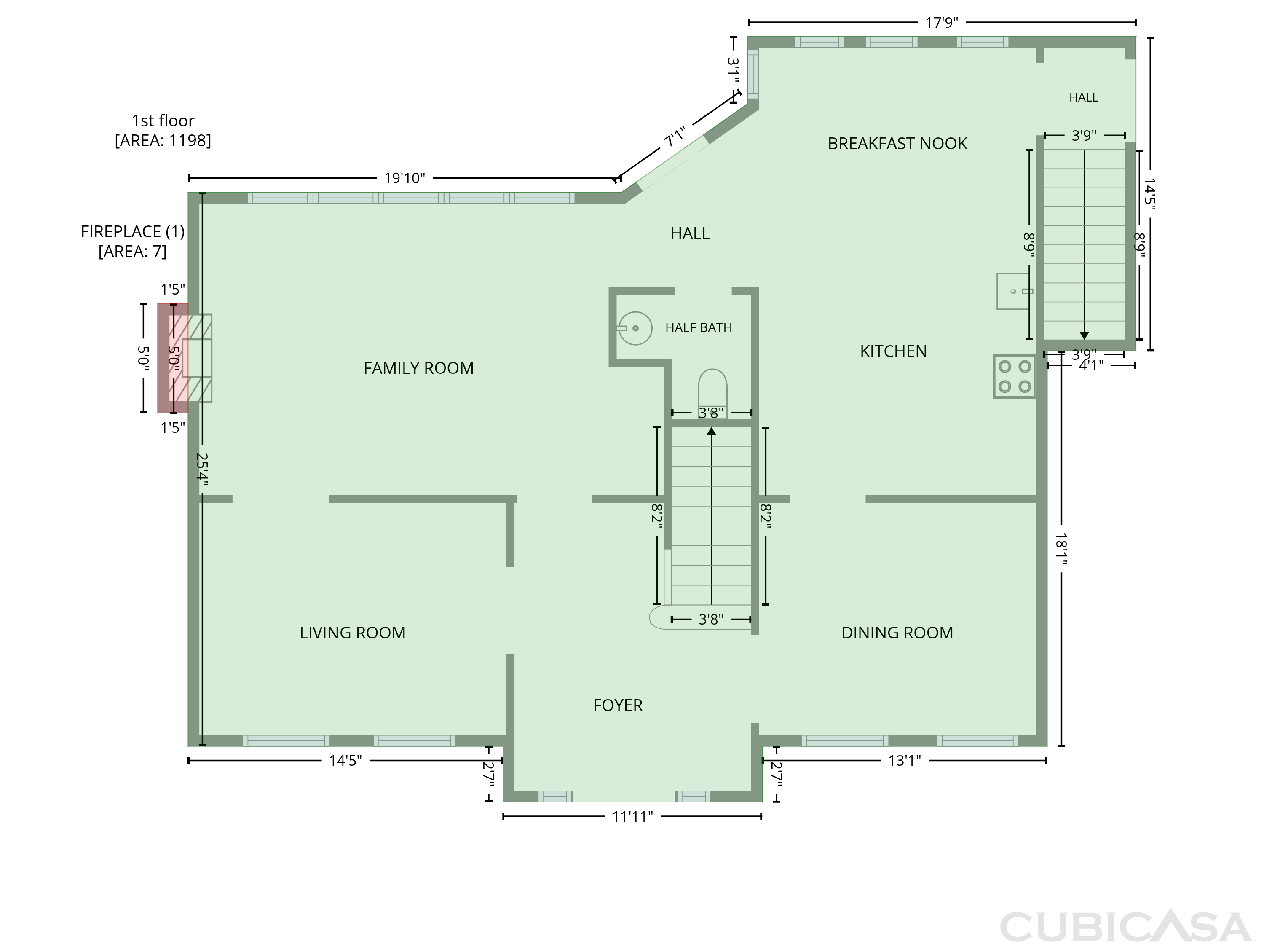 Main Floor of 2501 Dunmore Ct, Wake Forest, NC