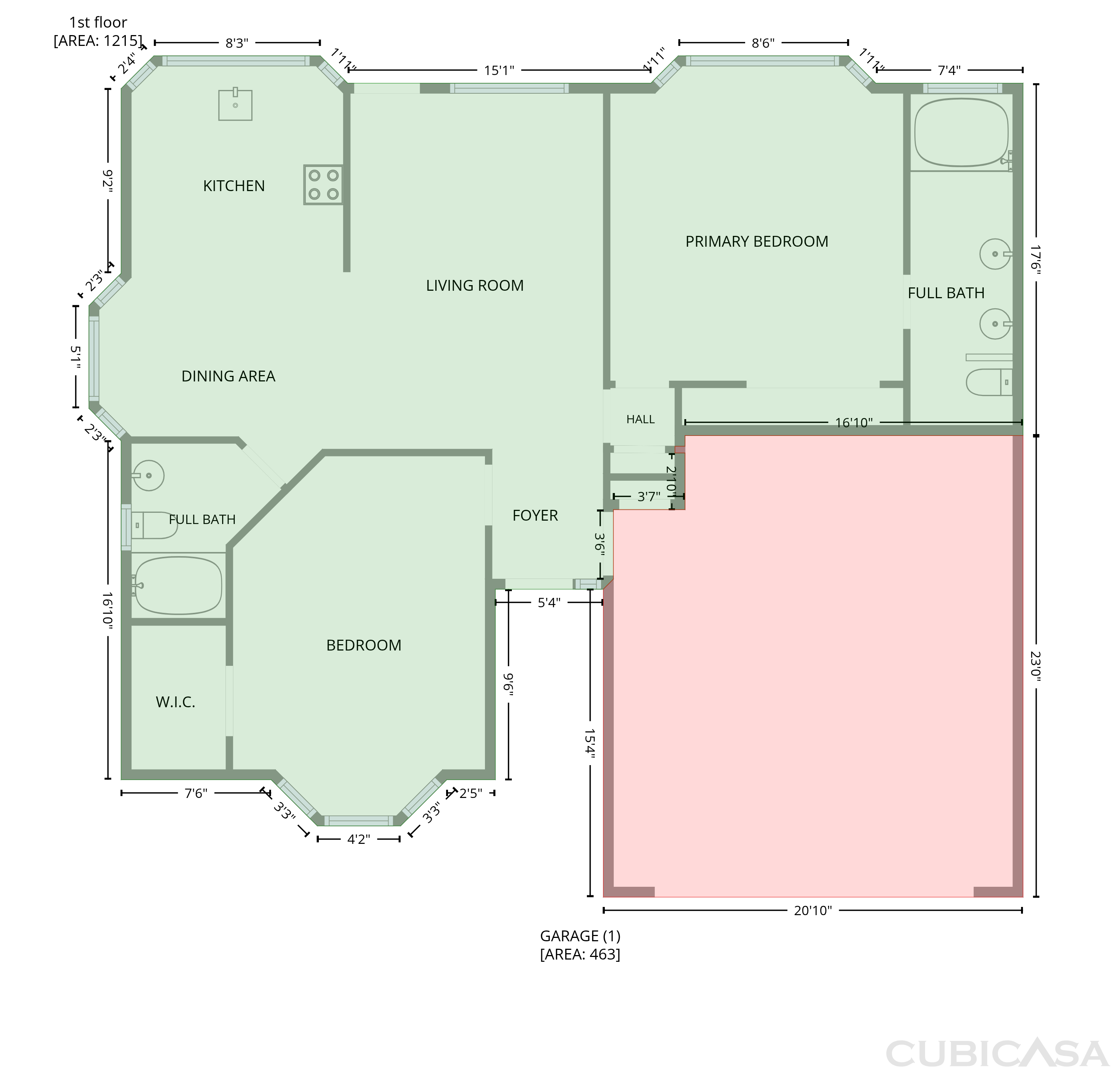 Main Floor of 5840 N Belbrook Dr, Tucson, AZ