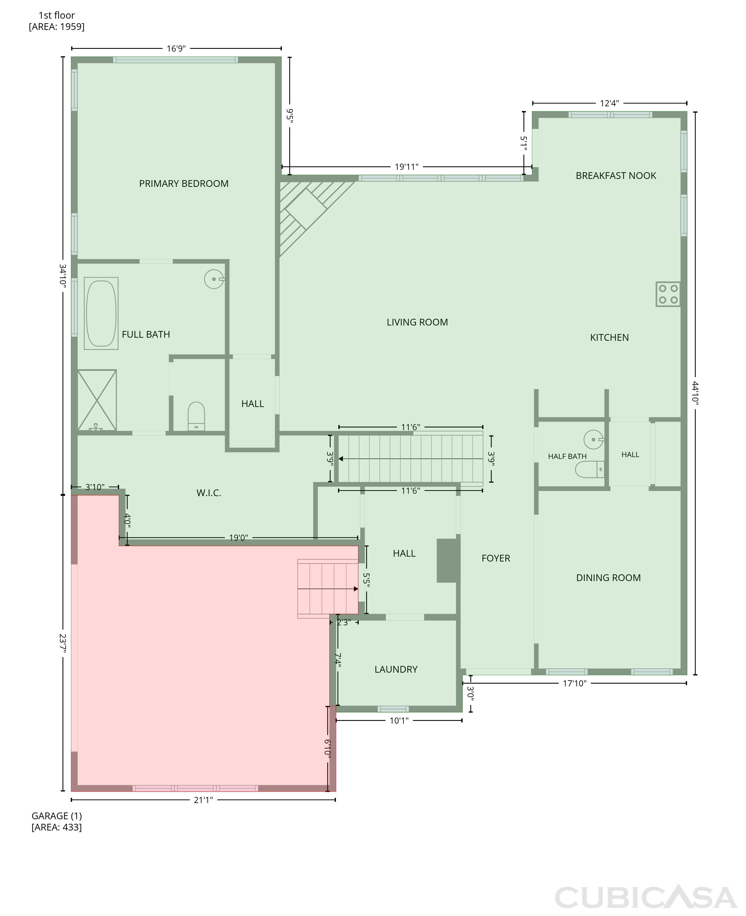Main Floor of 205 N Centurion Ln, Mount Holly, NC