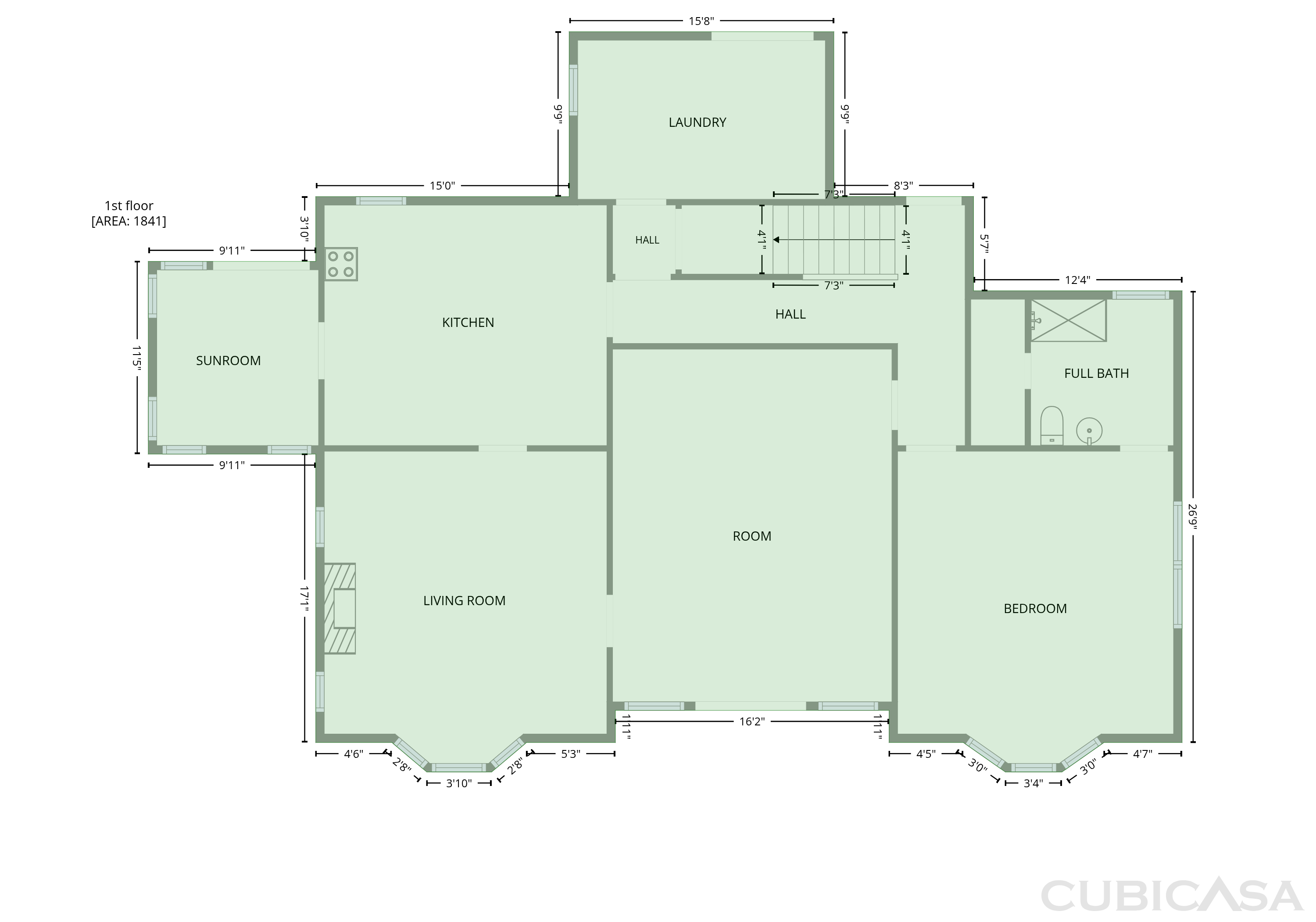 Main Floor of 1012 W 3rd Ave, Corsicana, TX