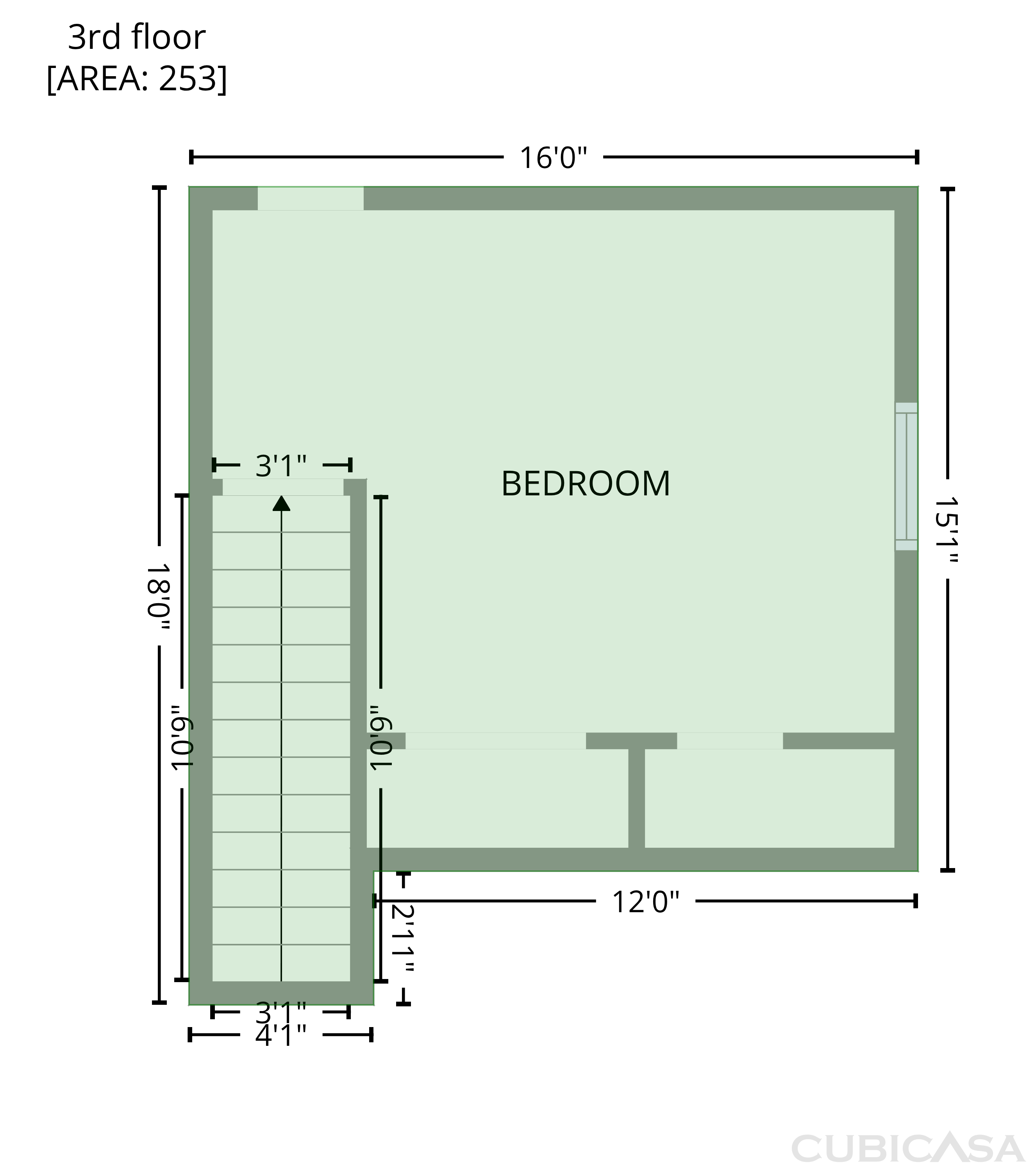 Third Floor of 204 Socrates St, Lexington, SC