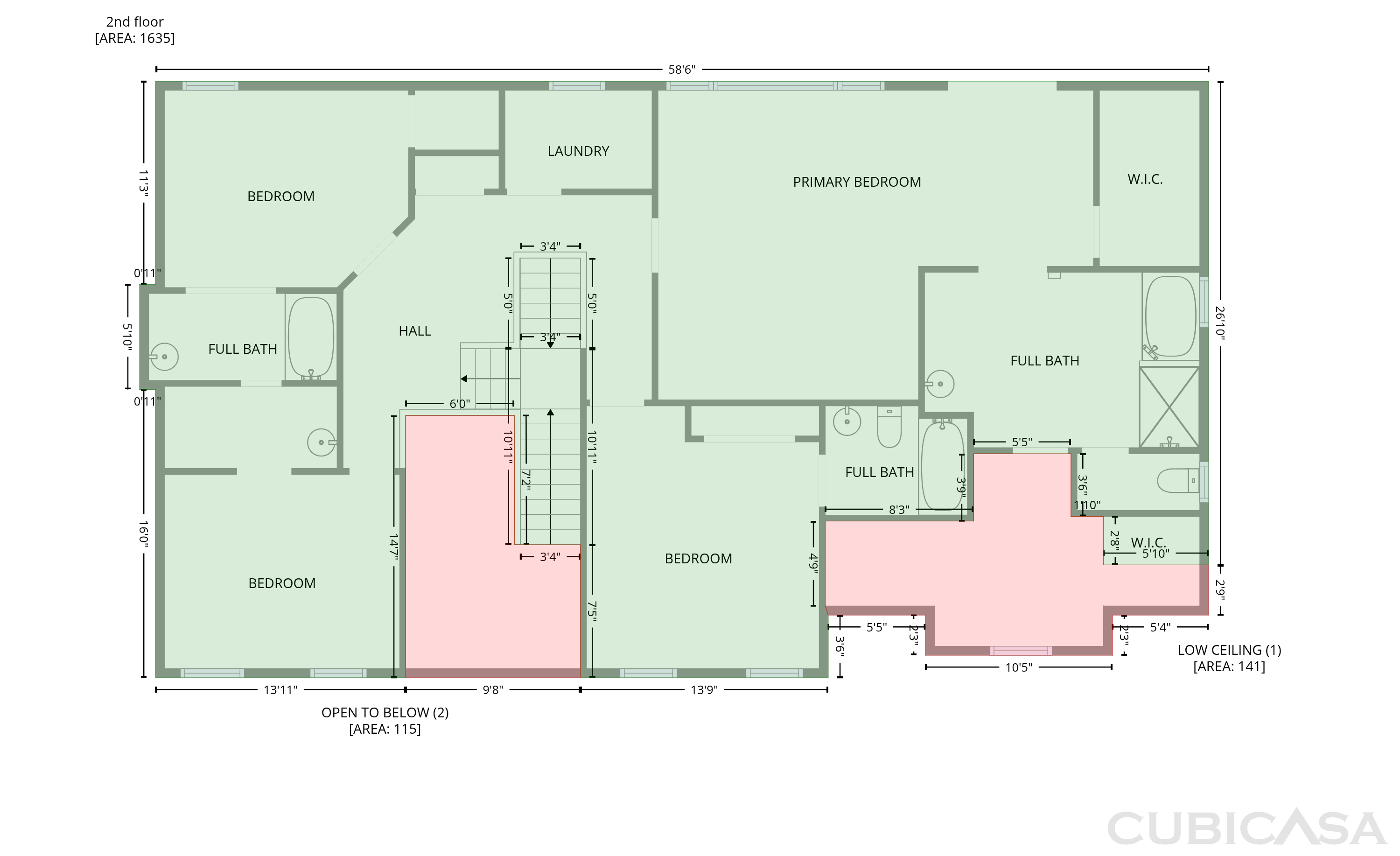 Second Floor of 3800 Crosstimbers Dr, Greensboro, NC