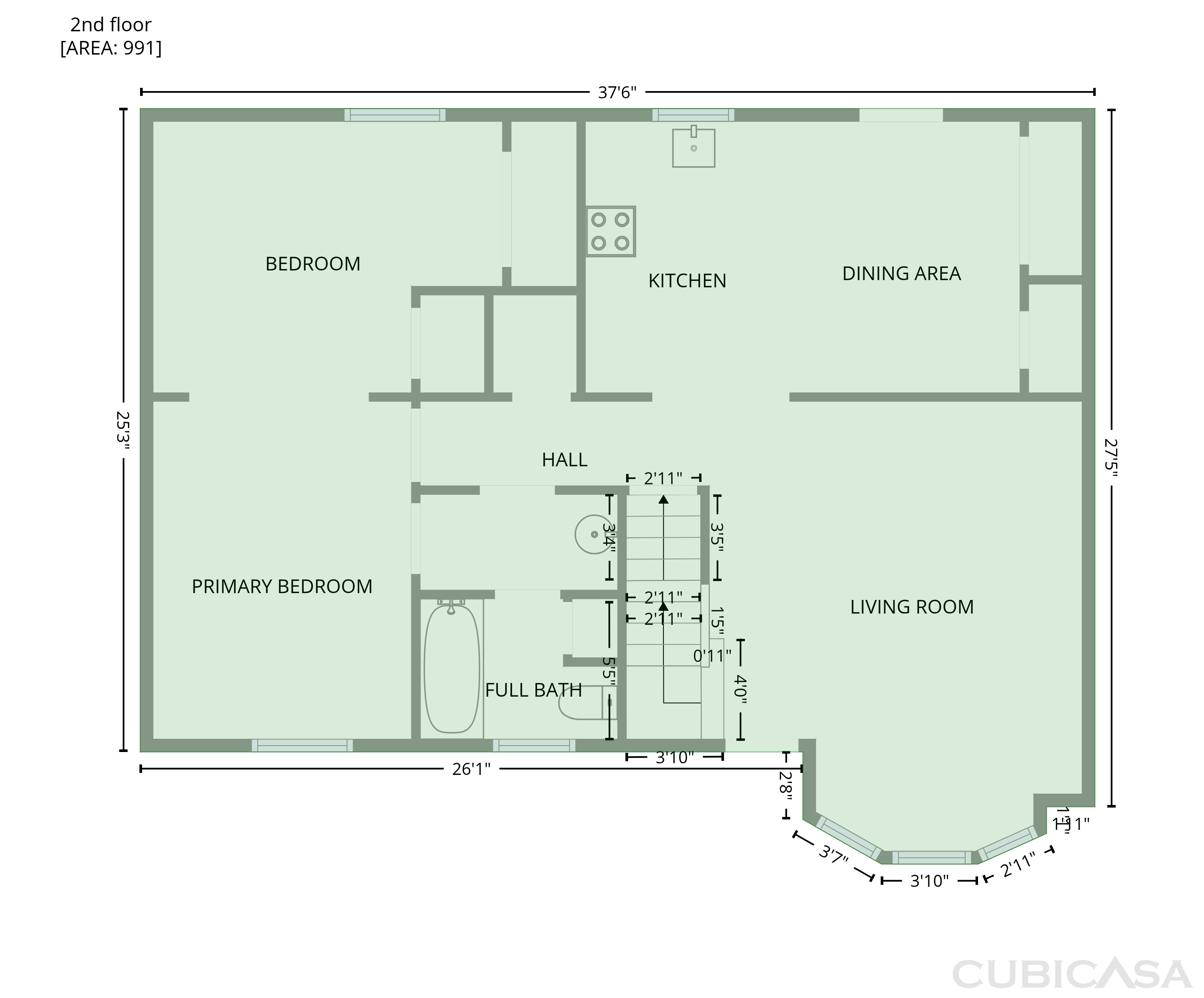 Second Floor of 1157 Woodbridge Dr, Clarksville, TN