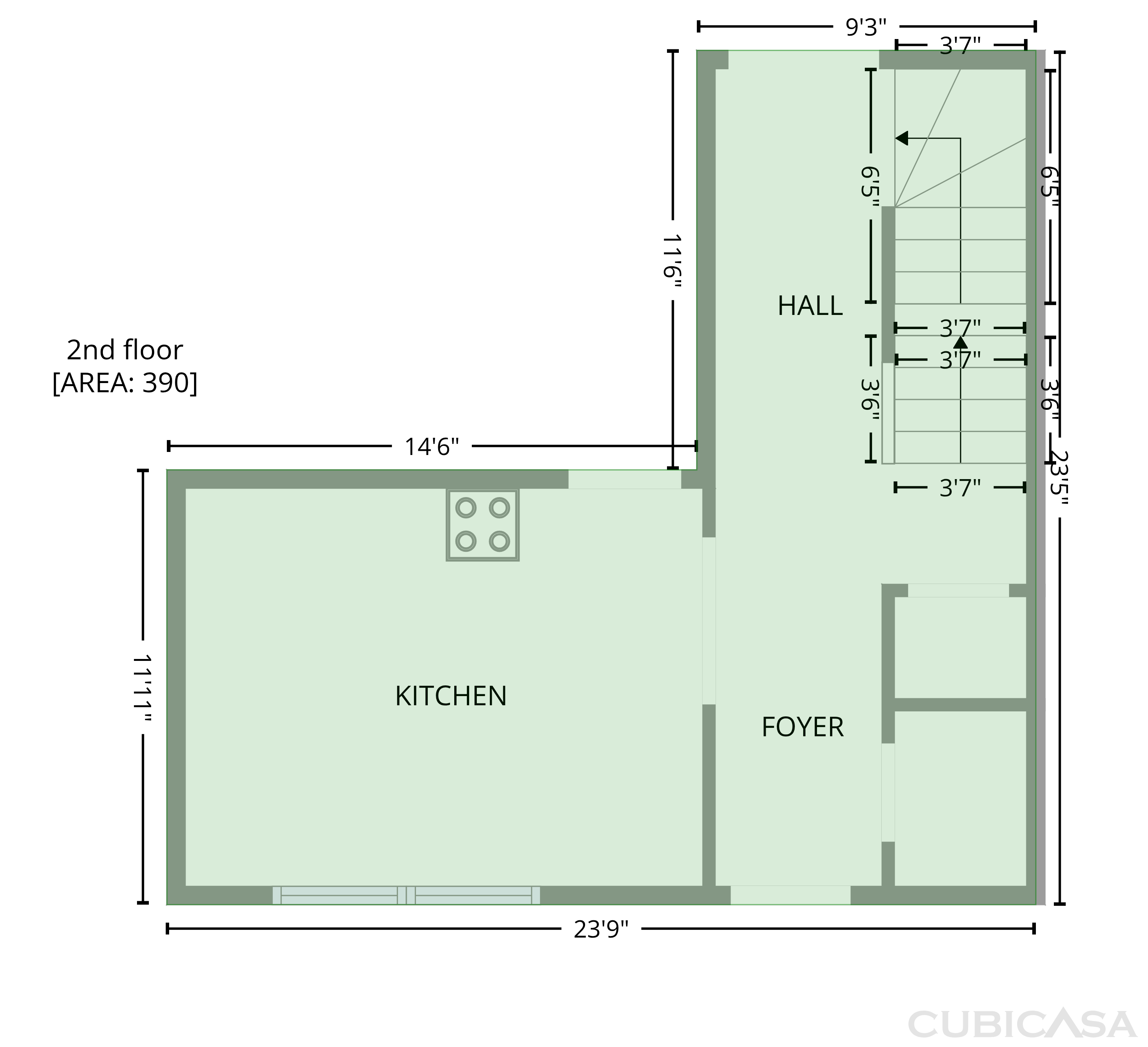 Second Floor of 645 N Armistead St, Alexandria, VA