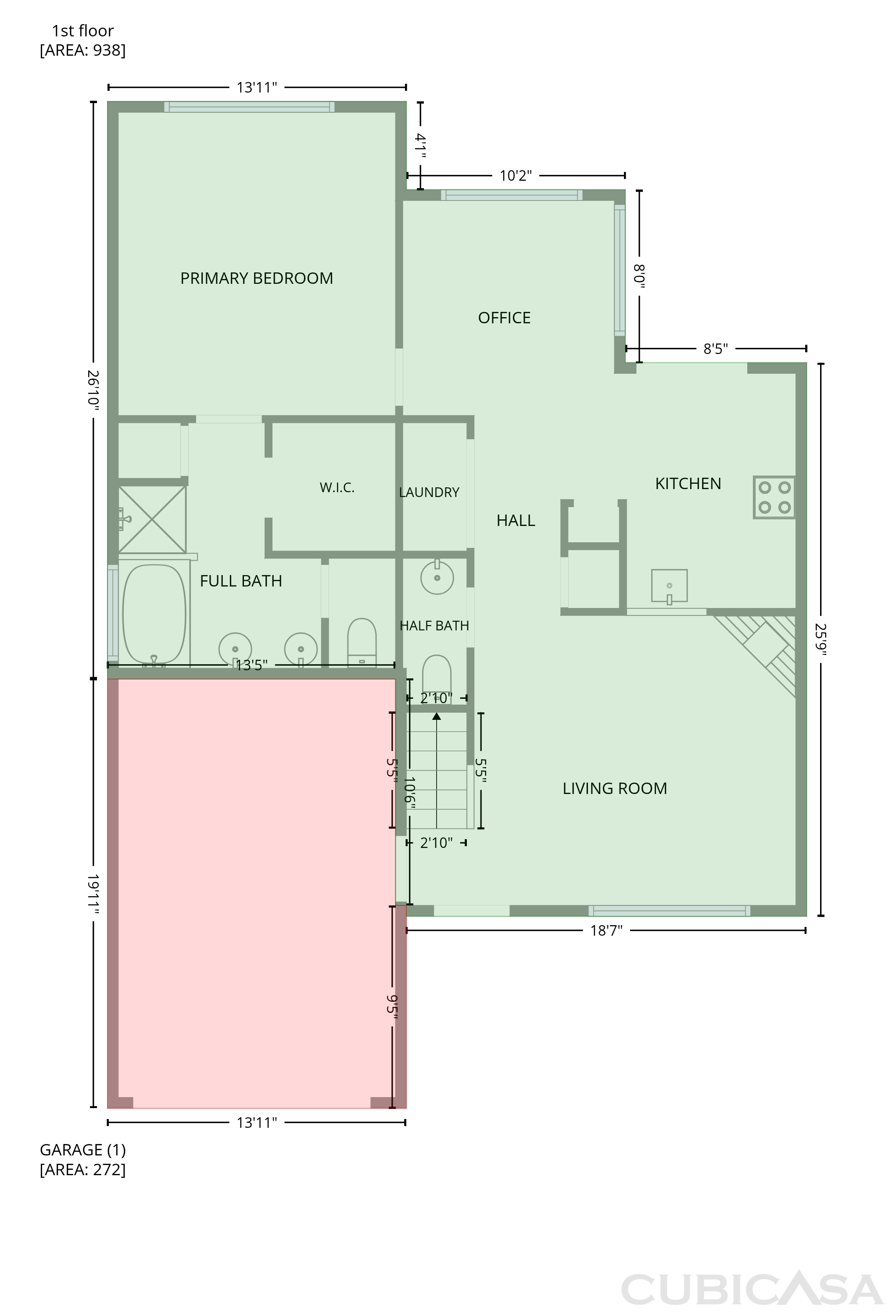 Main Floor of 109 Pine Walk Dr, Greenville, SC