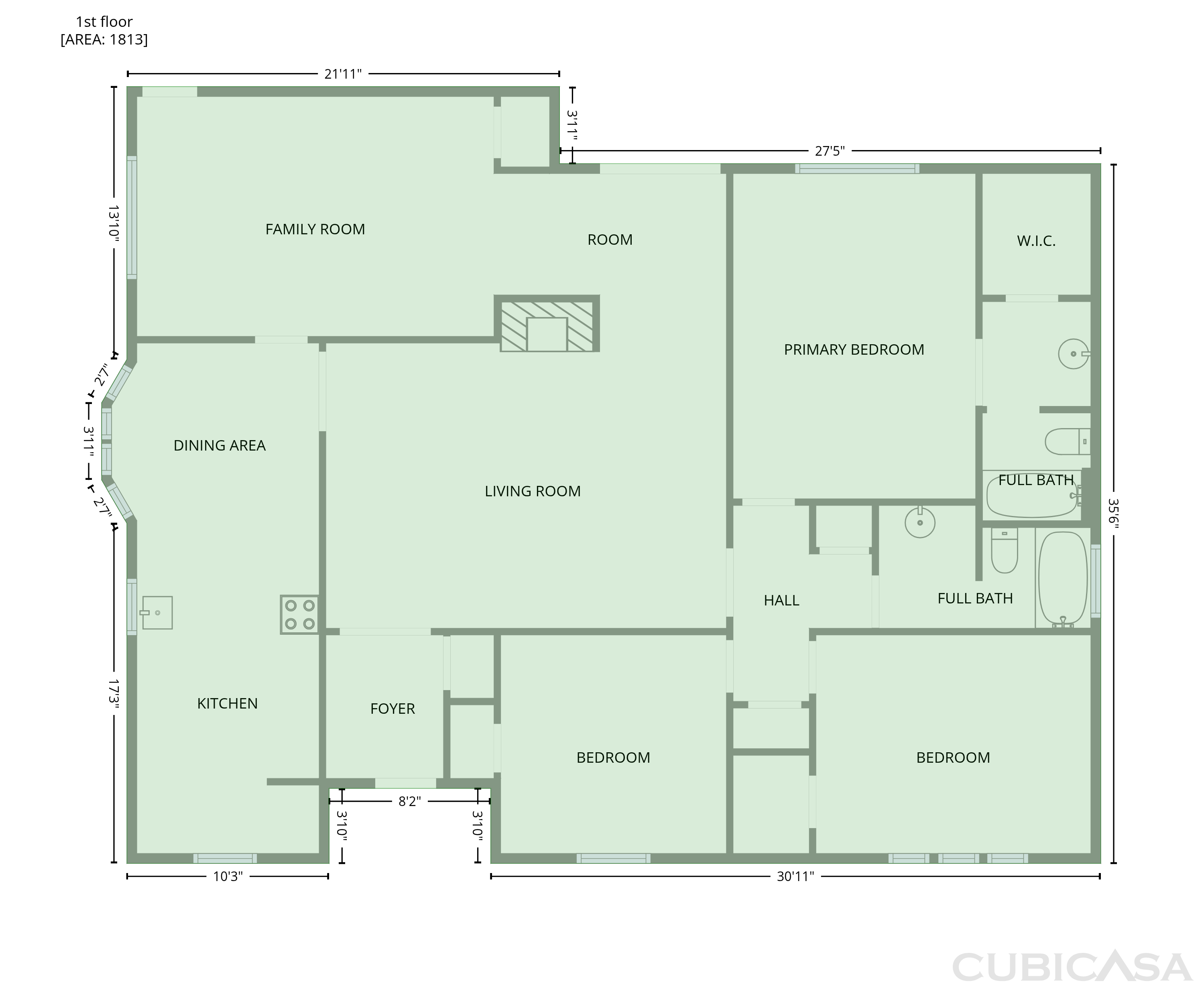 Main Floor of 1857 El Paso St, Lewisville, TX