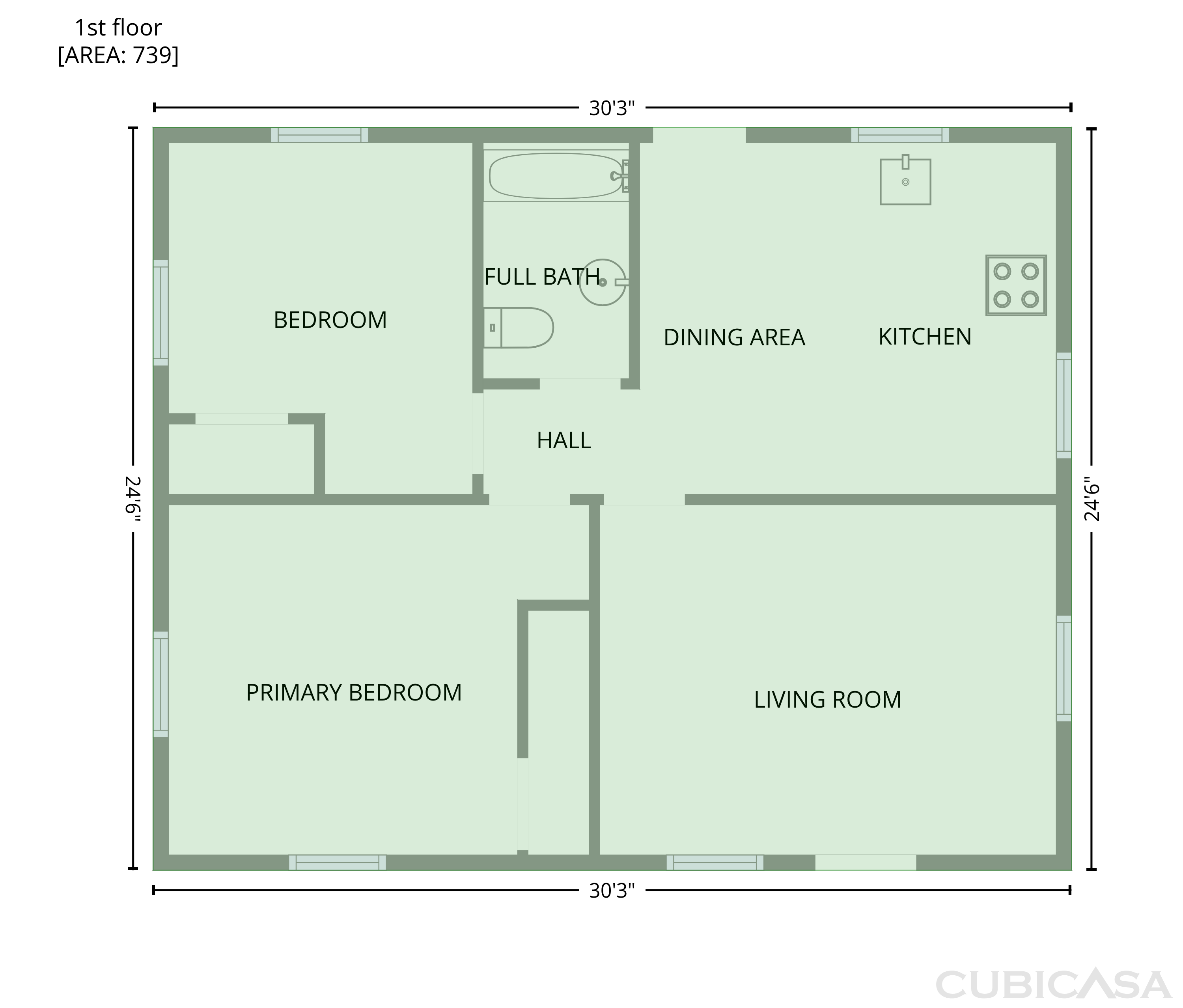 Main Floor of 1413 Westside Dr, Fort Mill, SC